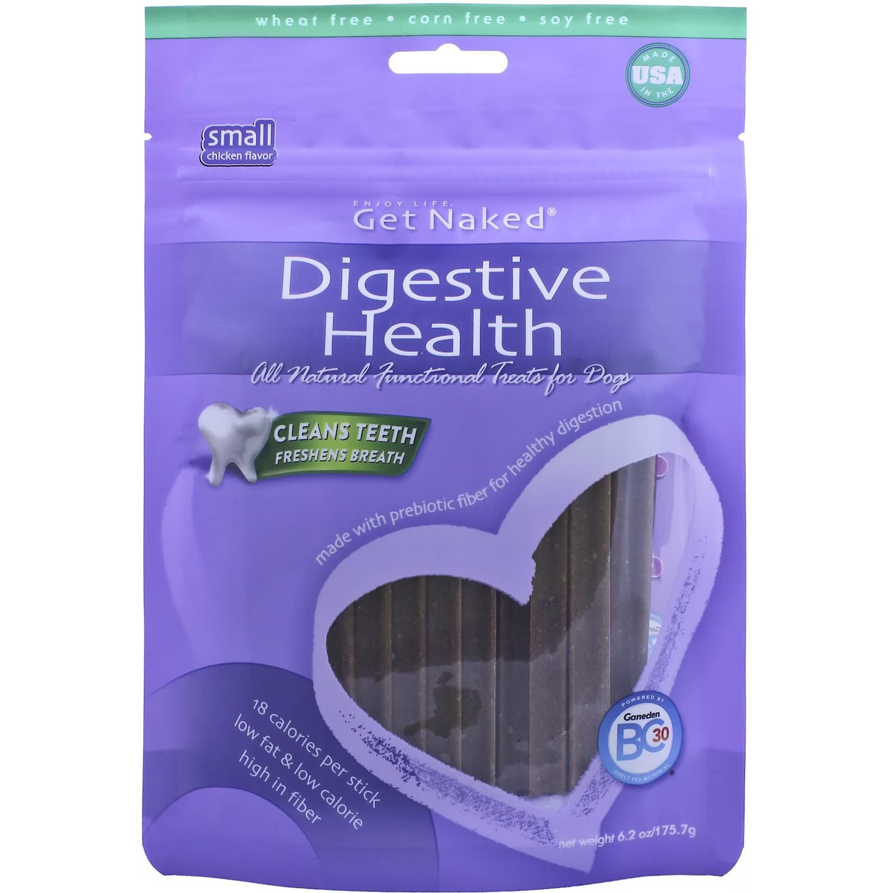 Get Naked Digestive Health Grain-Free Dental Stick Dog Treats, Large — view 4