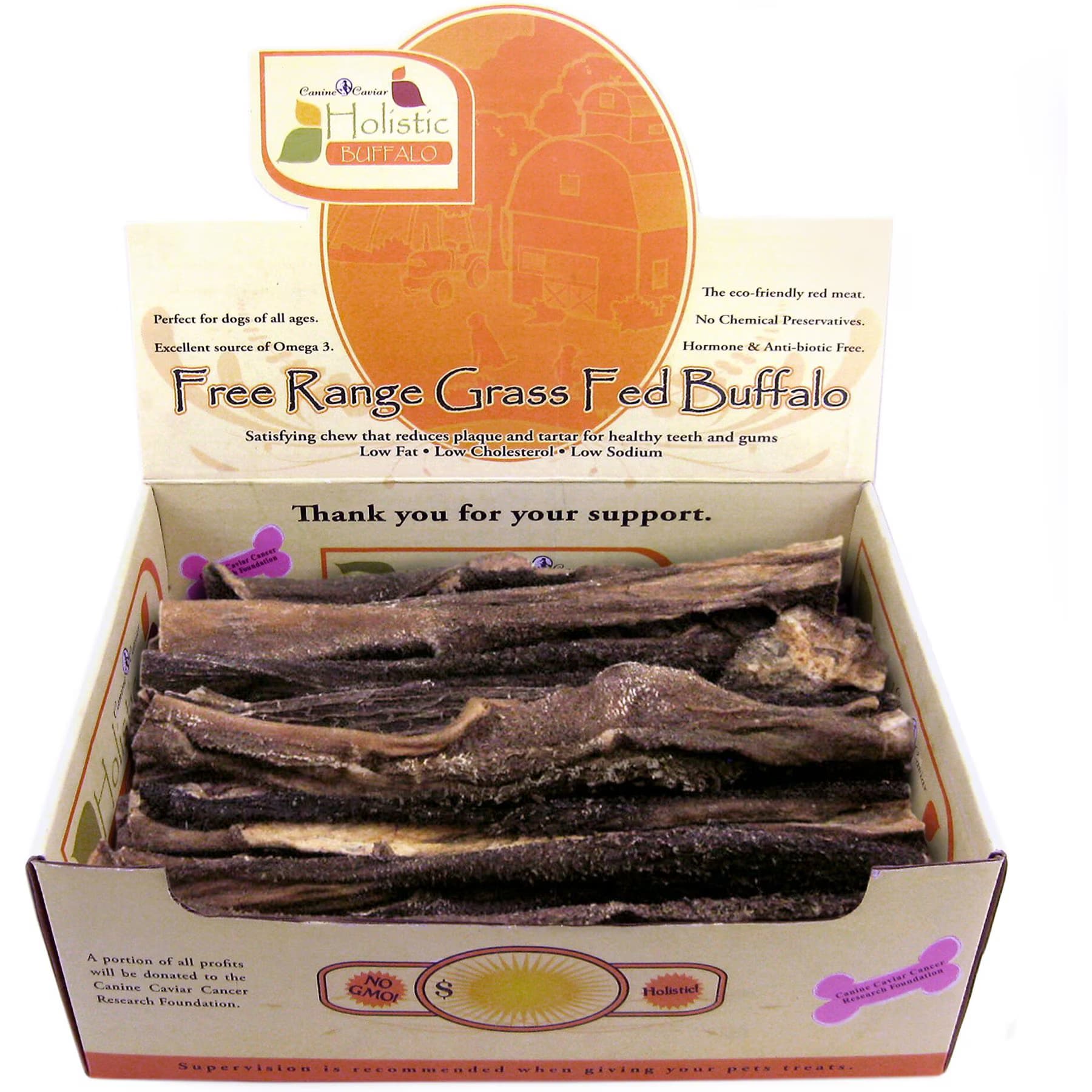 Canine Caviar Canine Caviar Buffalo Tripe Vanilla 12″ Dog Treats