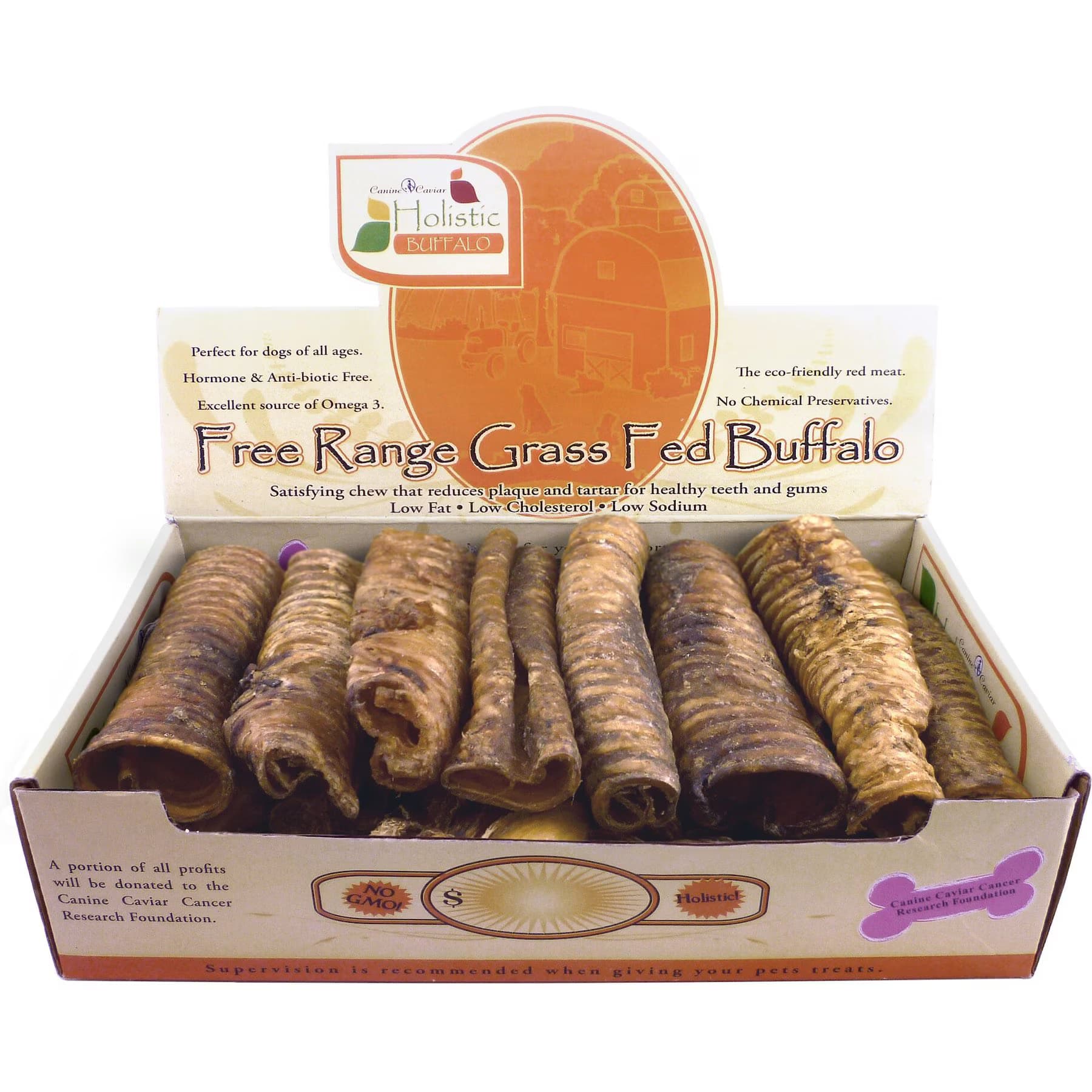 Canine Caviar Canine Caviar Buffalo Buffaroos 6″ Dog Treats