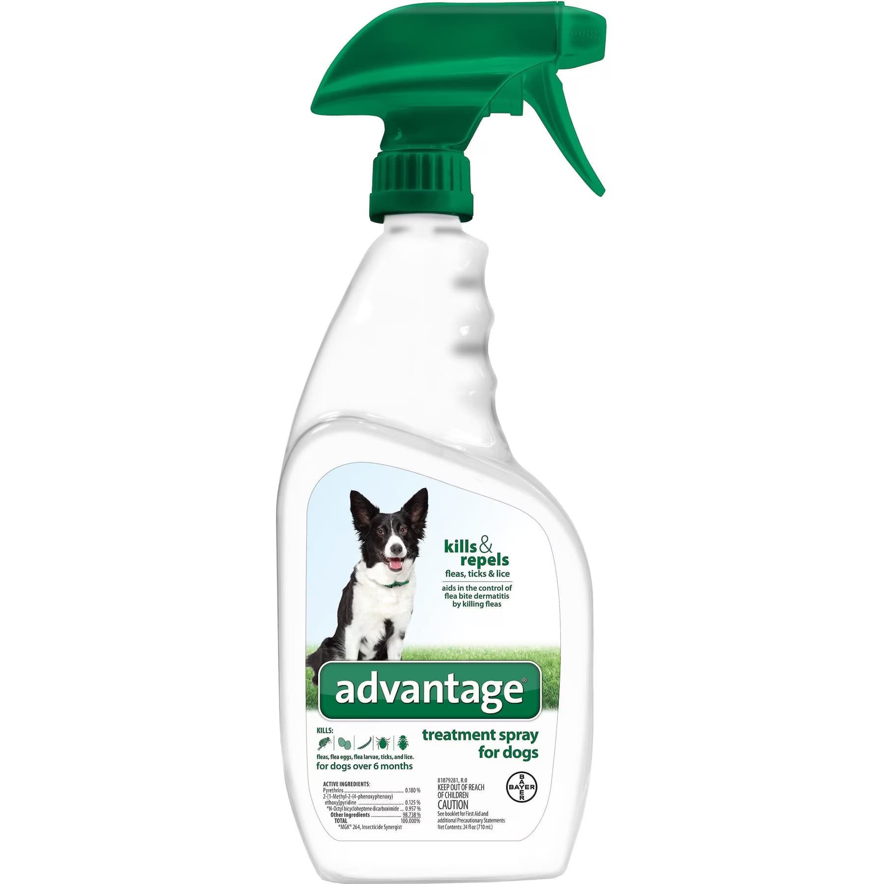 Advantage Advantage Topical & Indoor Flea & Tick Spray for Dogs, 15-fl oz bottle