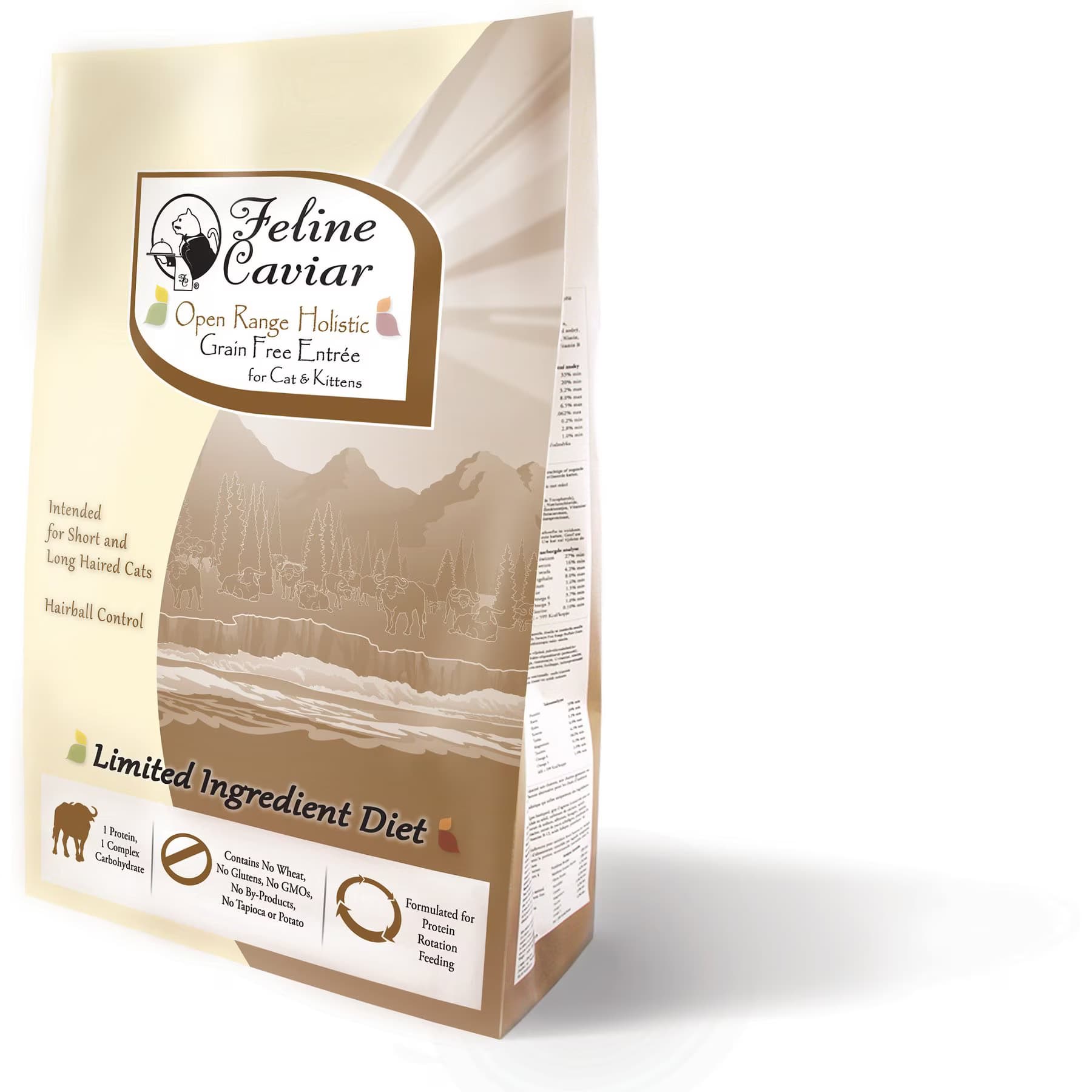 Feline Caviar Feline Caviar Limited Ingredient Diet Open Range Holistic Entrée Grain-Free Dry Cat Food