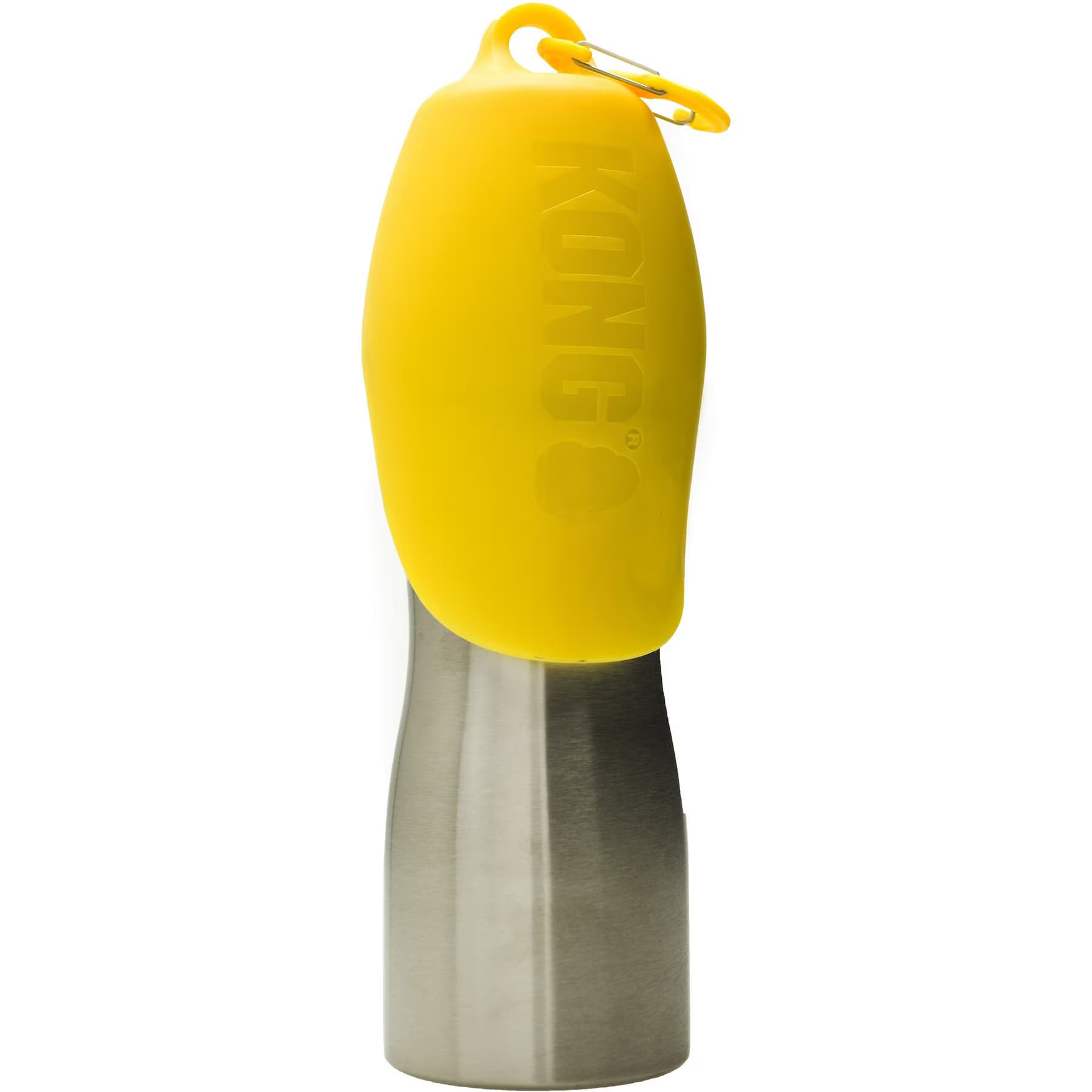 KONG H2O KONG H2O Stainless Steel Dog Water Bottle, 9.5-oz, Yellow