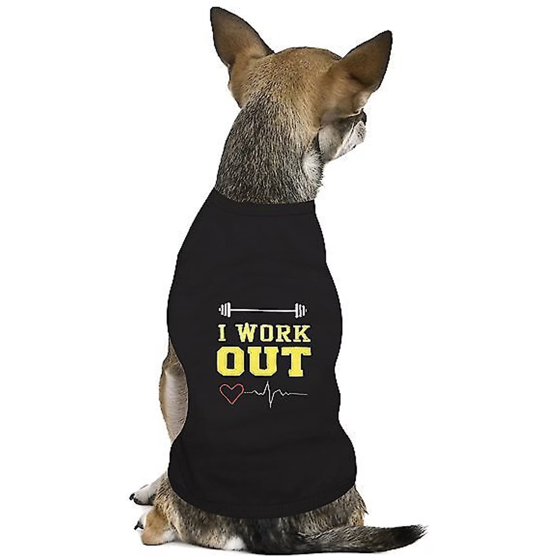 Parisian Pet Parisian Pet I Work Out Dog & Cat T-Shirt, XX-Large