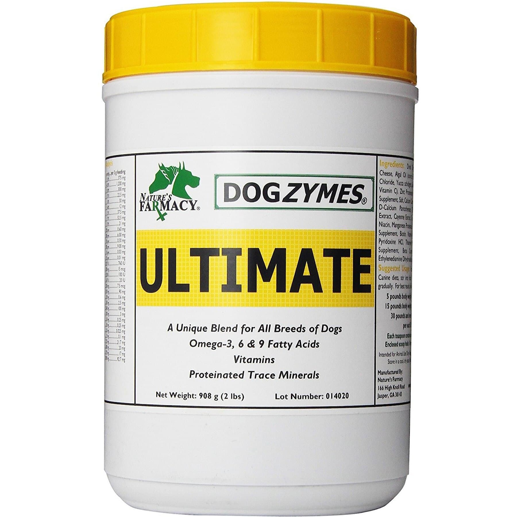 Nature's Farmacy Nature’s Farmacy Dogzymes Ultimate Dog, Cat & Small Animal Supplement, 2-lb jar