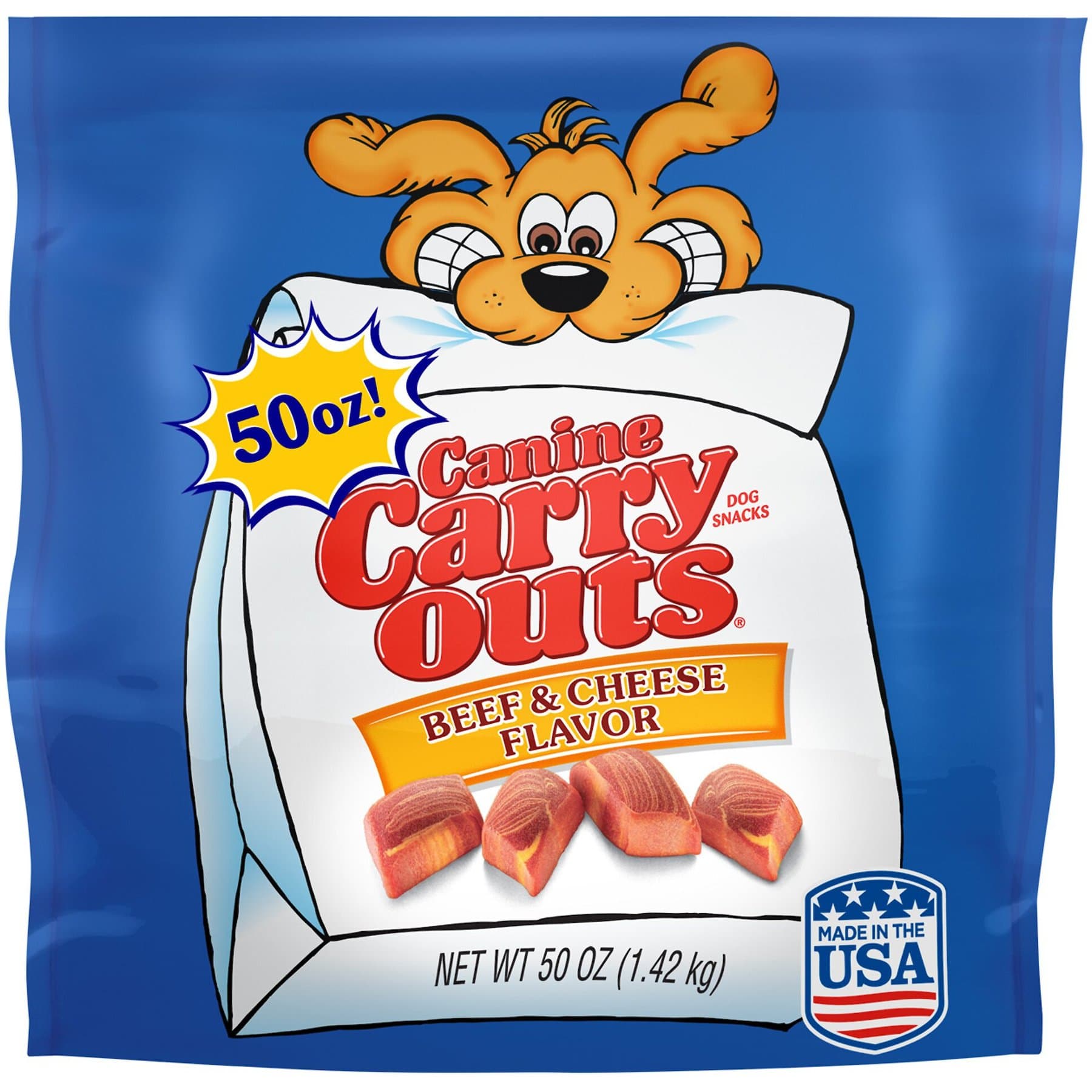 Canine Carry Outs Canine Carry Outs Beef & Cheese Flavor Dog Treats