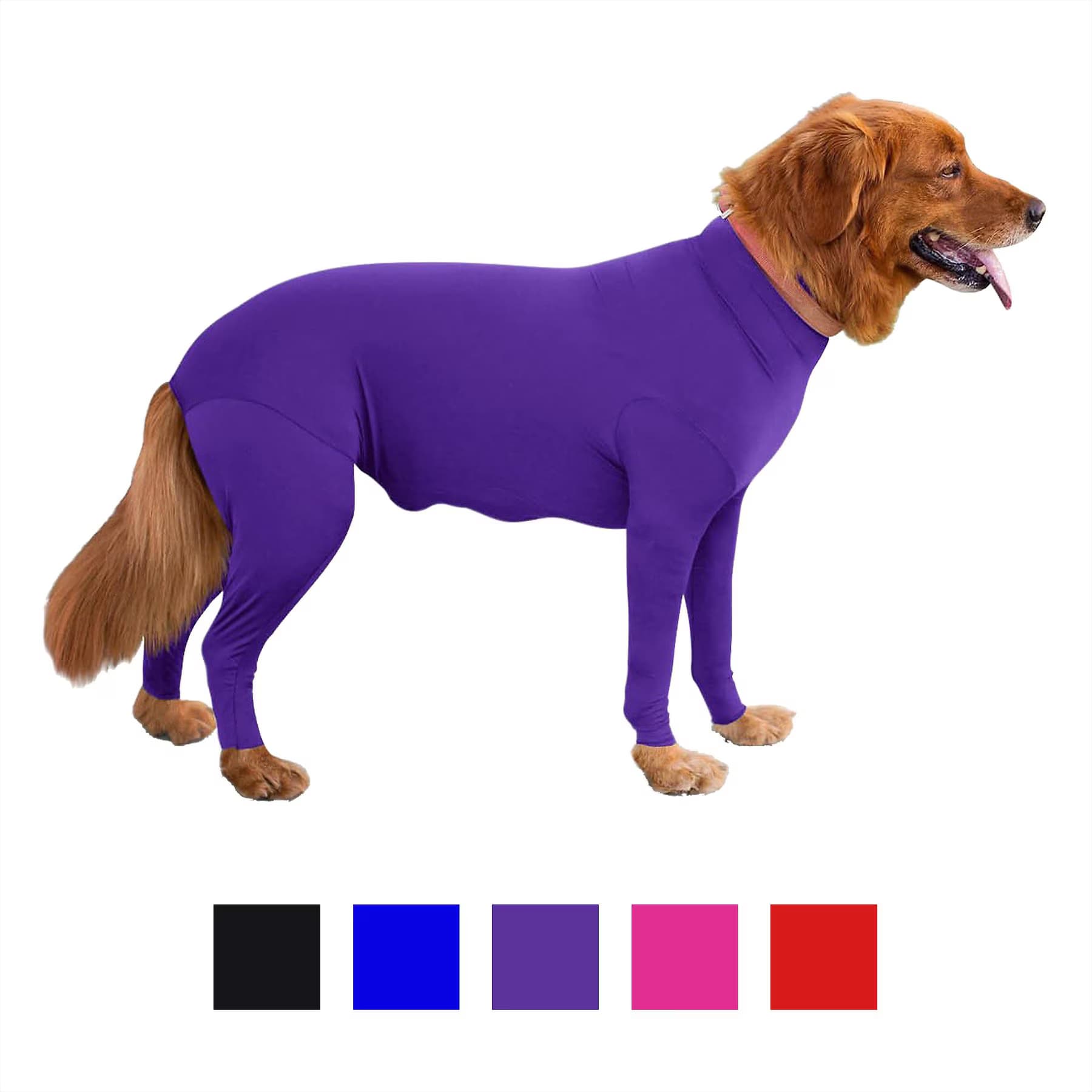 Shed Defender Shed Defender Original Dog Onesie, Purple, XX-Small