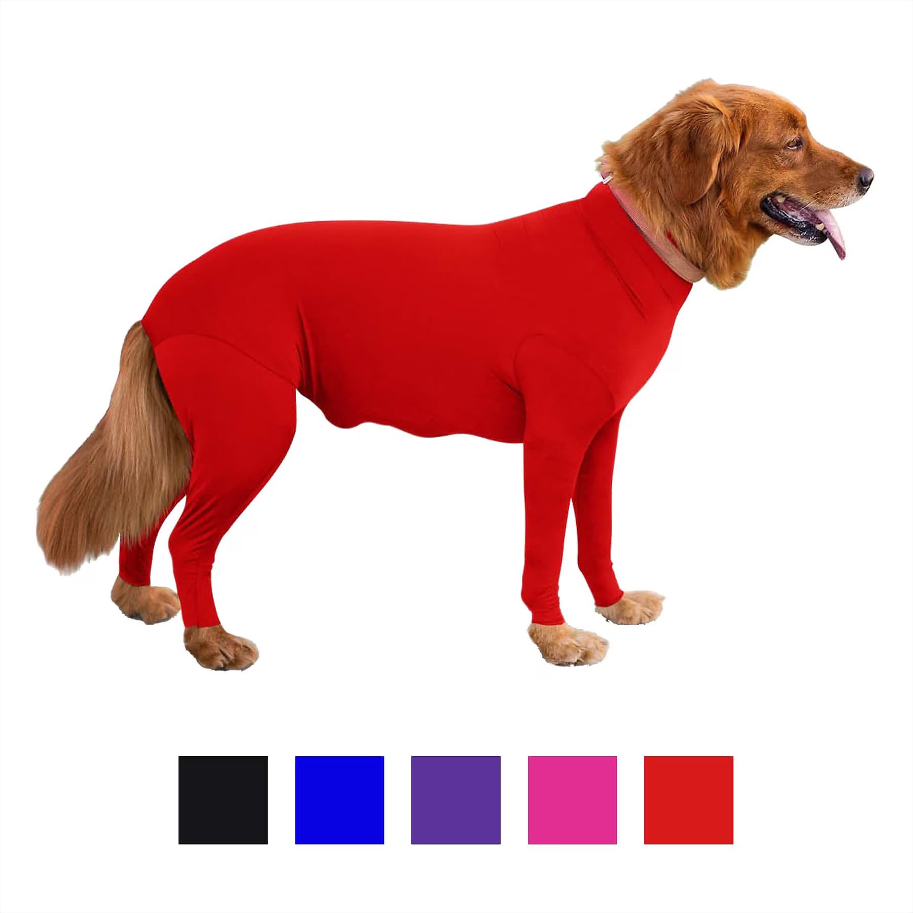 Shed Defender Shed Defender Original Dog Onesie, Red, XX-Small