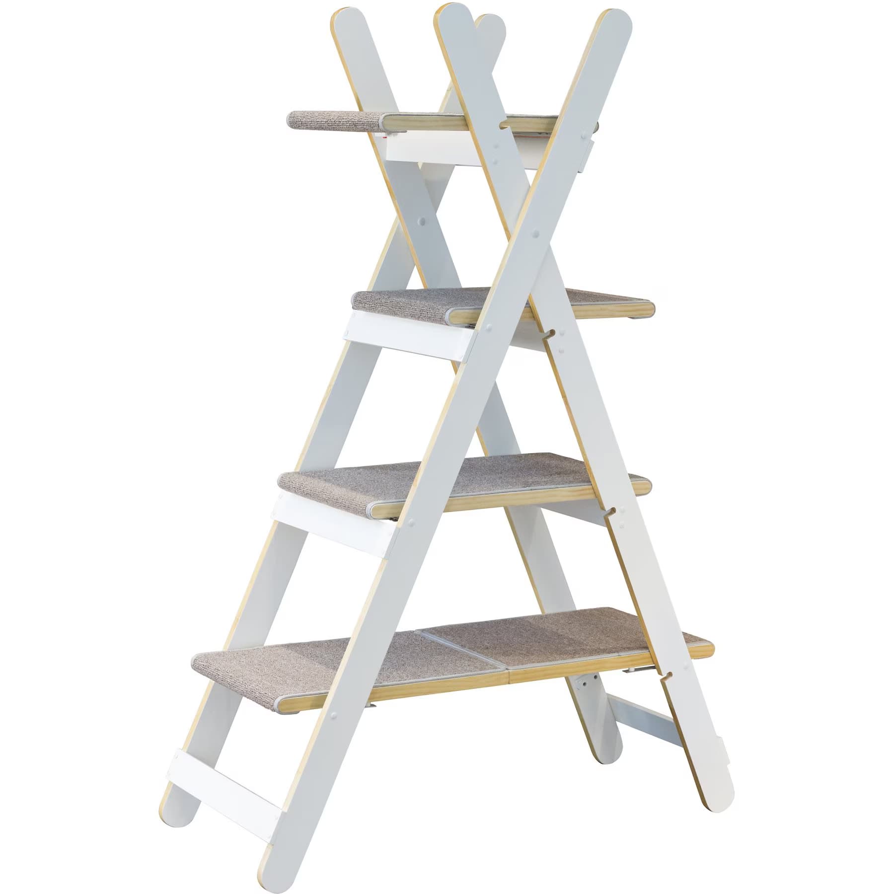 ZooVilla ZooVilla 60-in Modern Folding Cat Tree, White