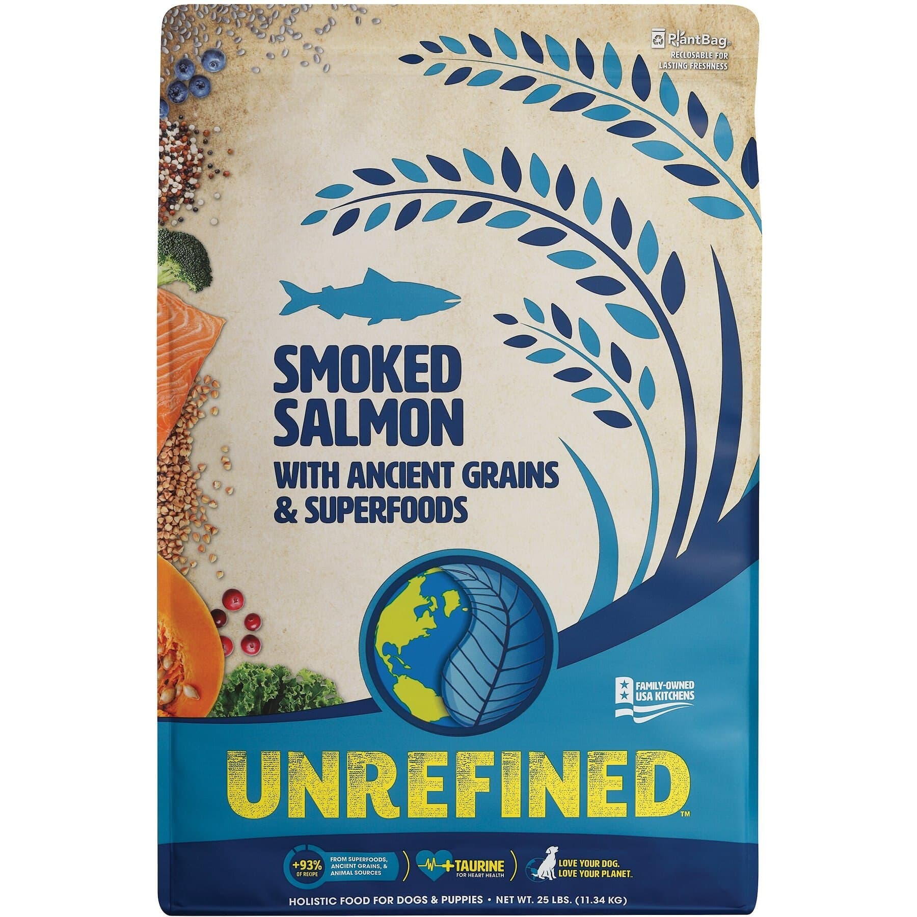 Earthborn Holistic Earthborn Holistic Unrefined Smoked Salmon with Ancient Grains & Superfoods Dry Dog Food