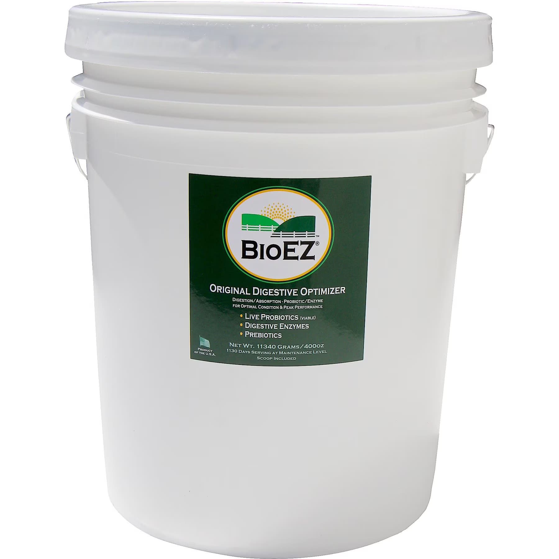 BioEZ BioEZ Digestive Optimizer Apple Flavor Powder Horse Supplement, 400-oz pail