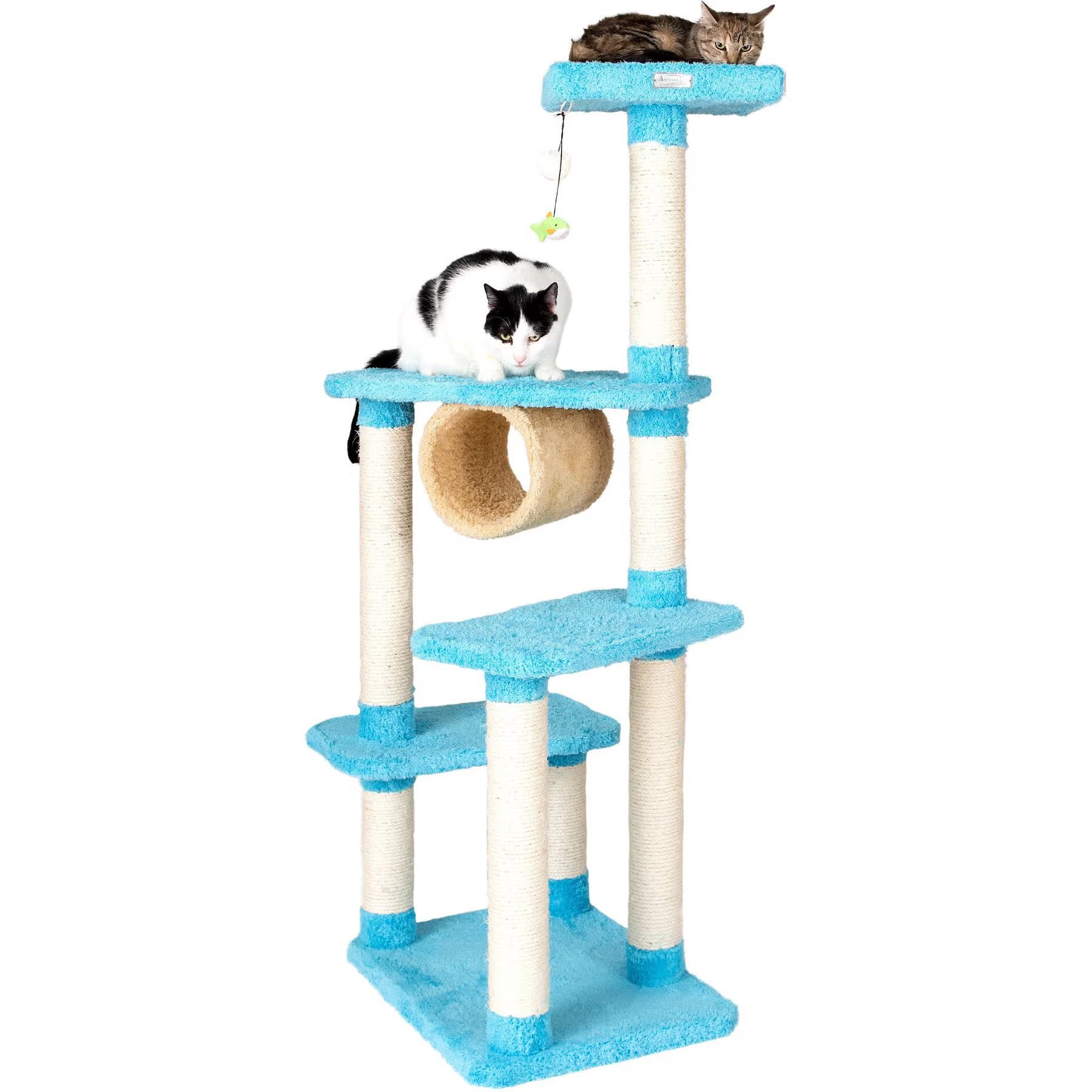Armarkat Armarkat 61-in Cat Tree, Sky Blue