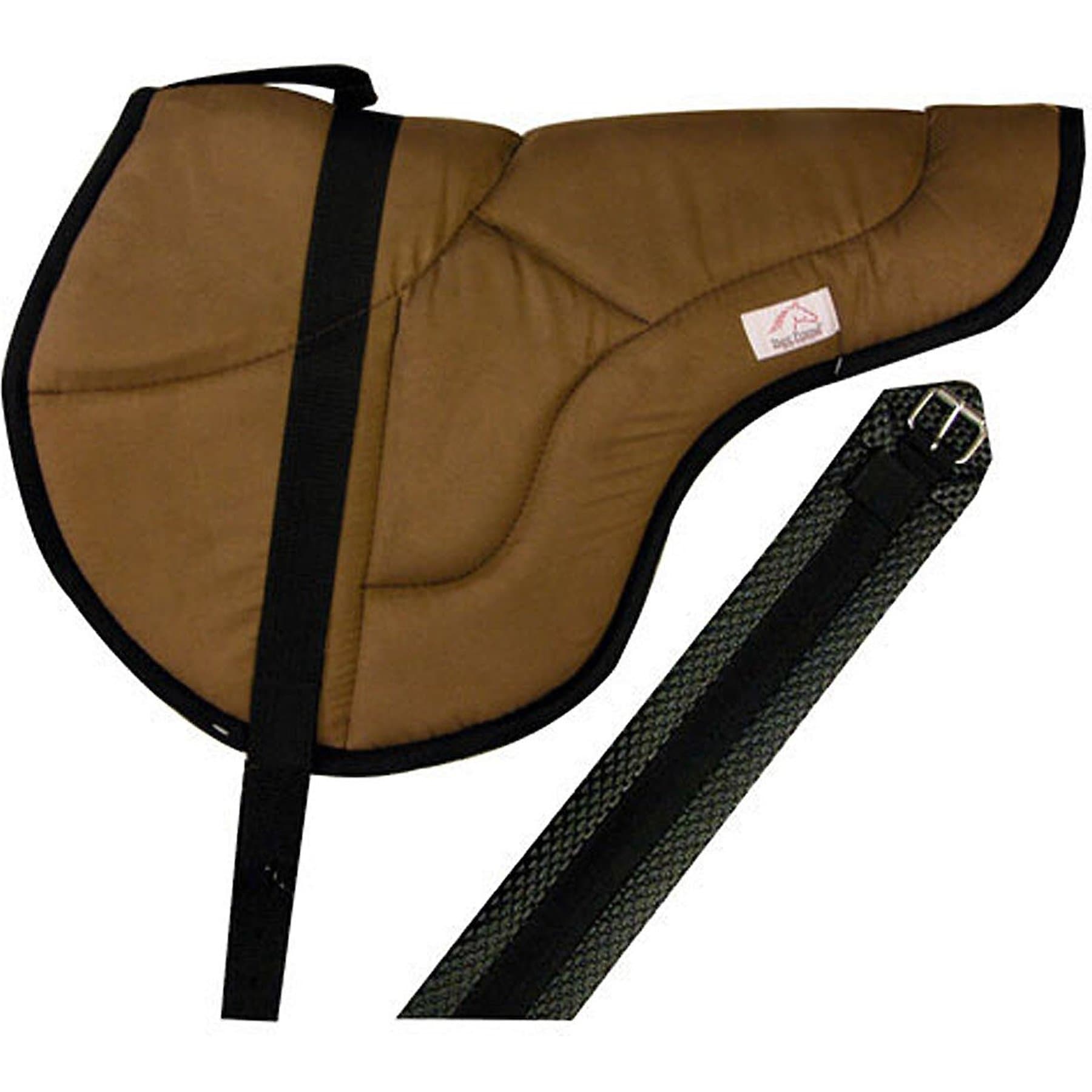 Best Friend Best Friend English Style Bareback Horse Pad, Brown-Black, Pony/Child