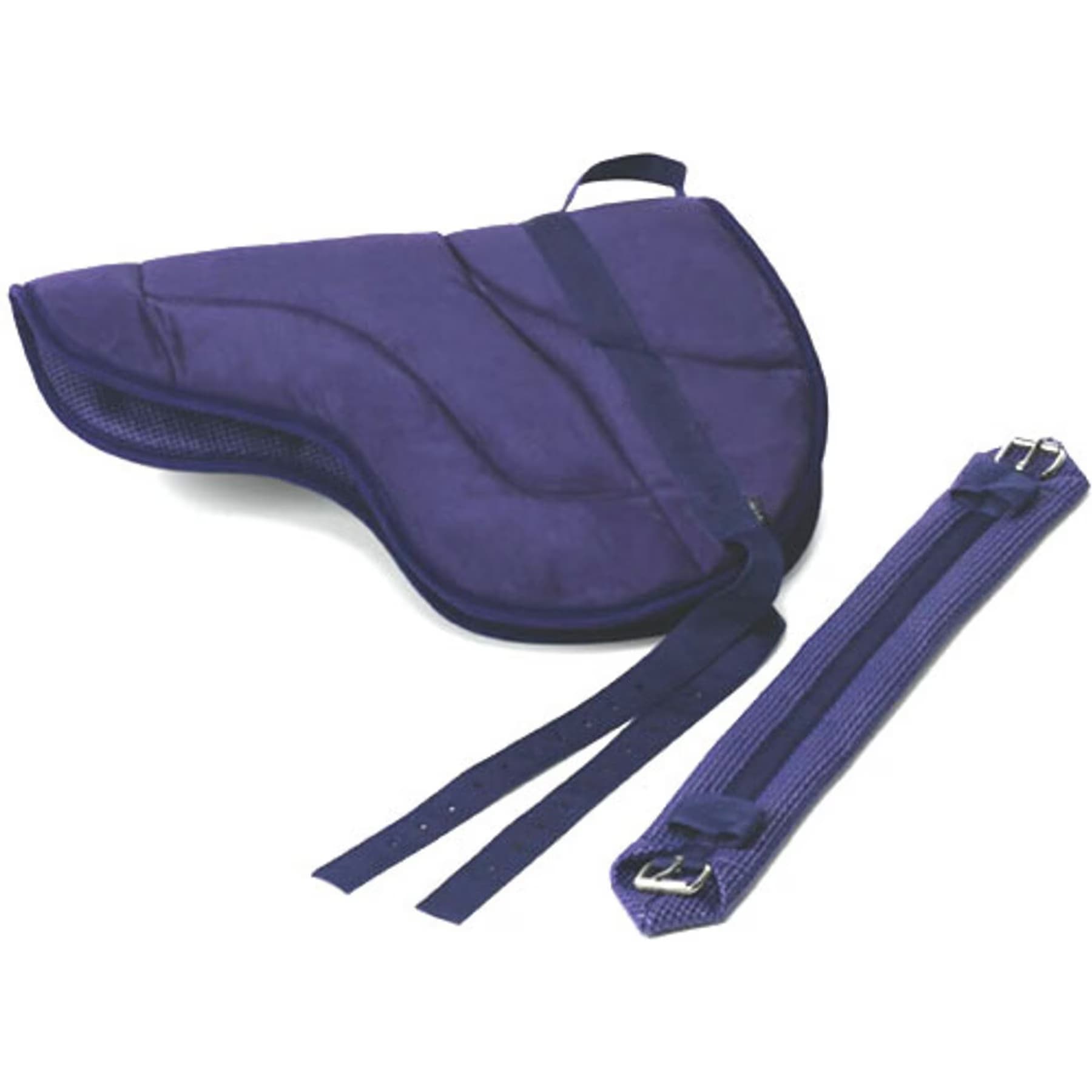 Best Friend Best Friend English Style Bareback Horse Pad, Navy, Pony/Child