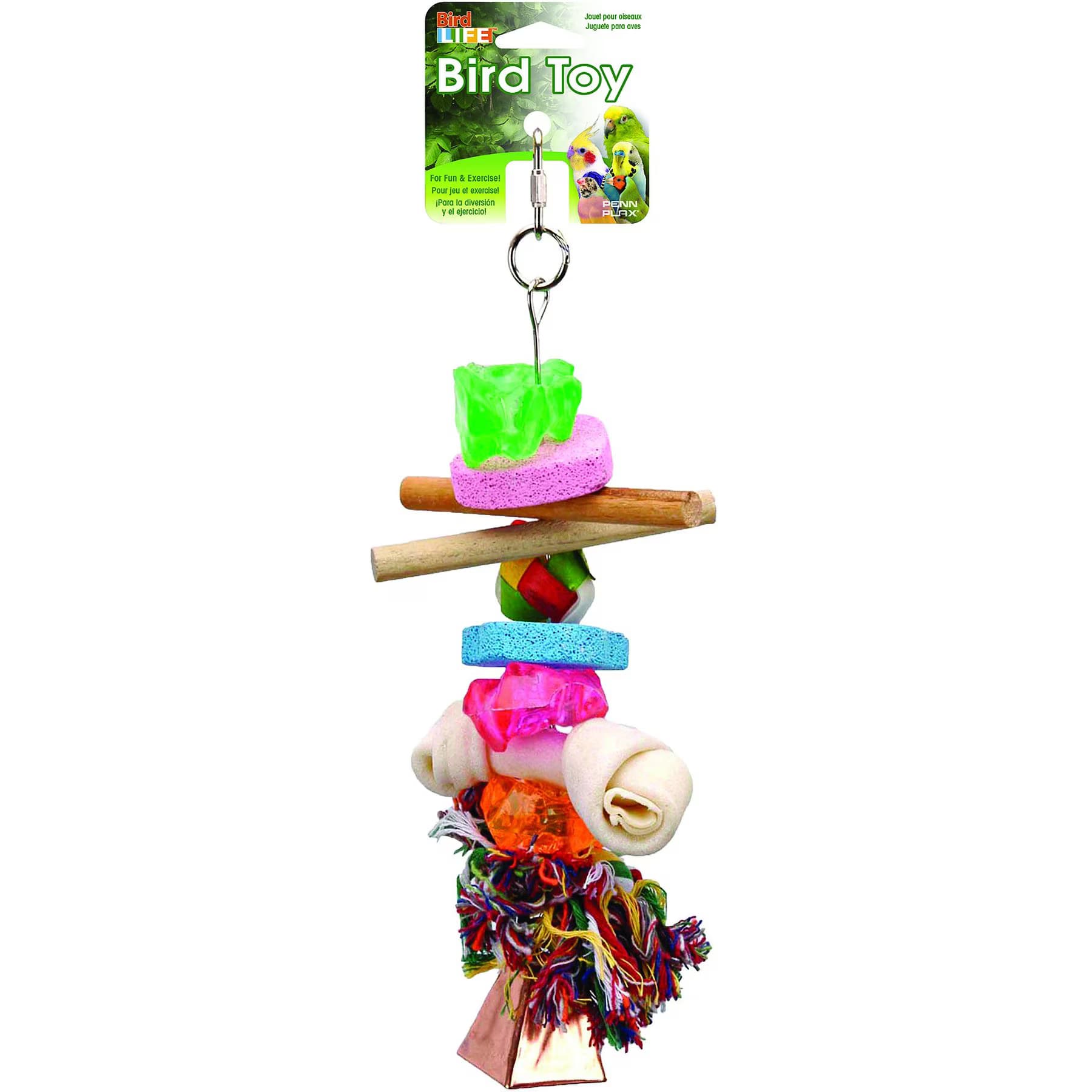 Penn-Plax Penn-Plax Bird Life Combo Kabob Bird Toy, X-Large