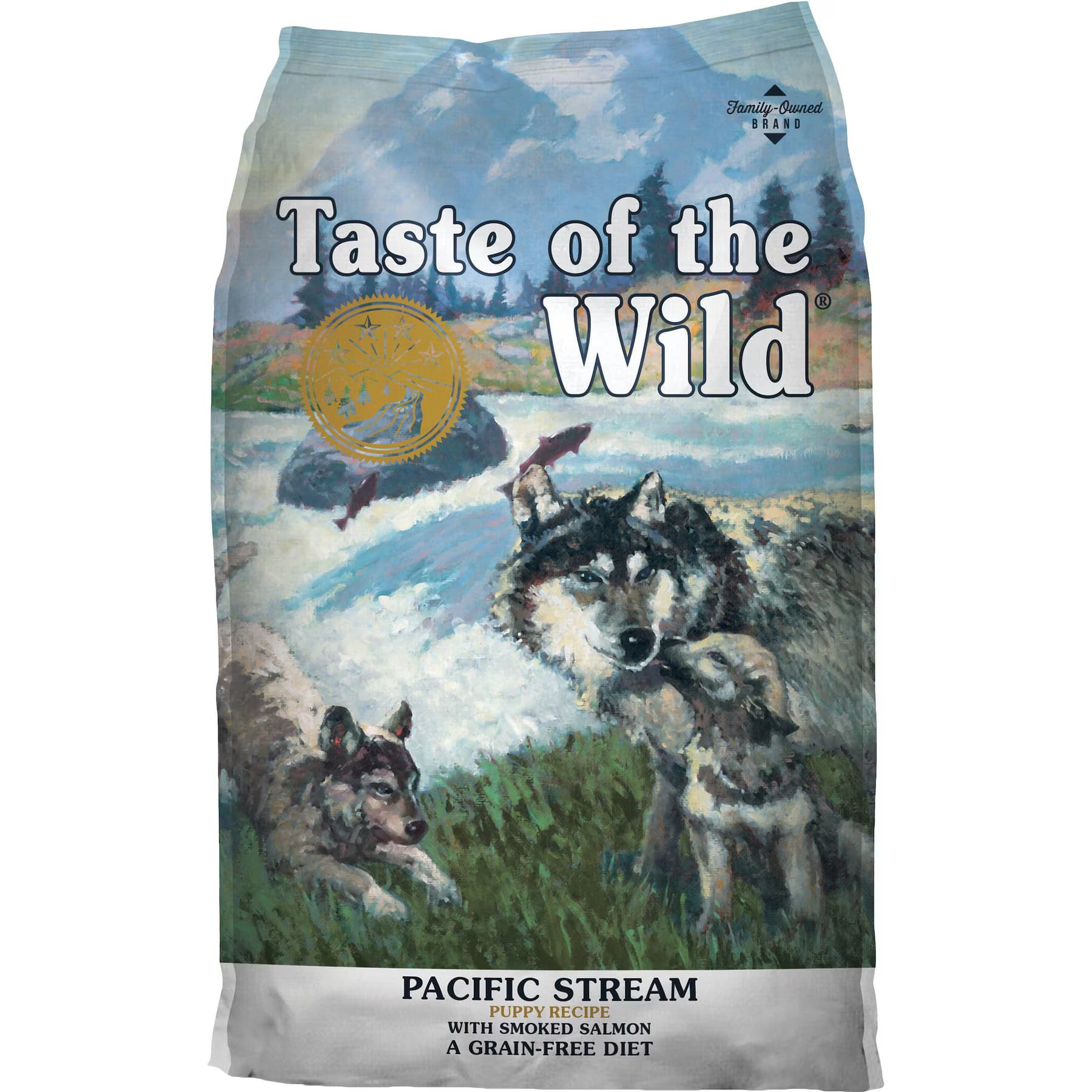 Taste of the Wild Pacific Stream Smoke-Flavored Salmon Puppy Recipe Grain-Free Dry Dog Food — view 3