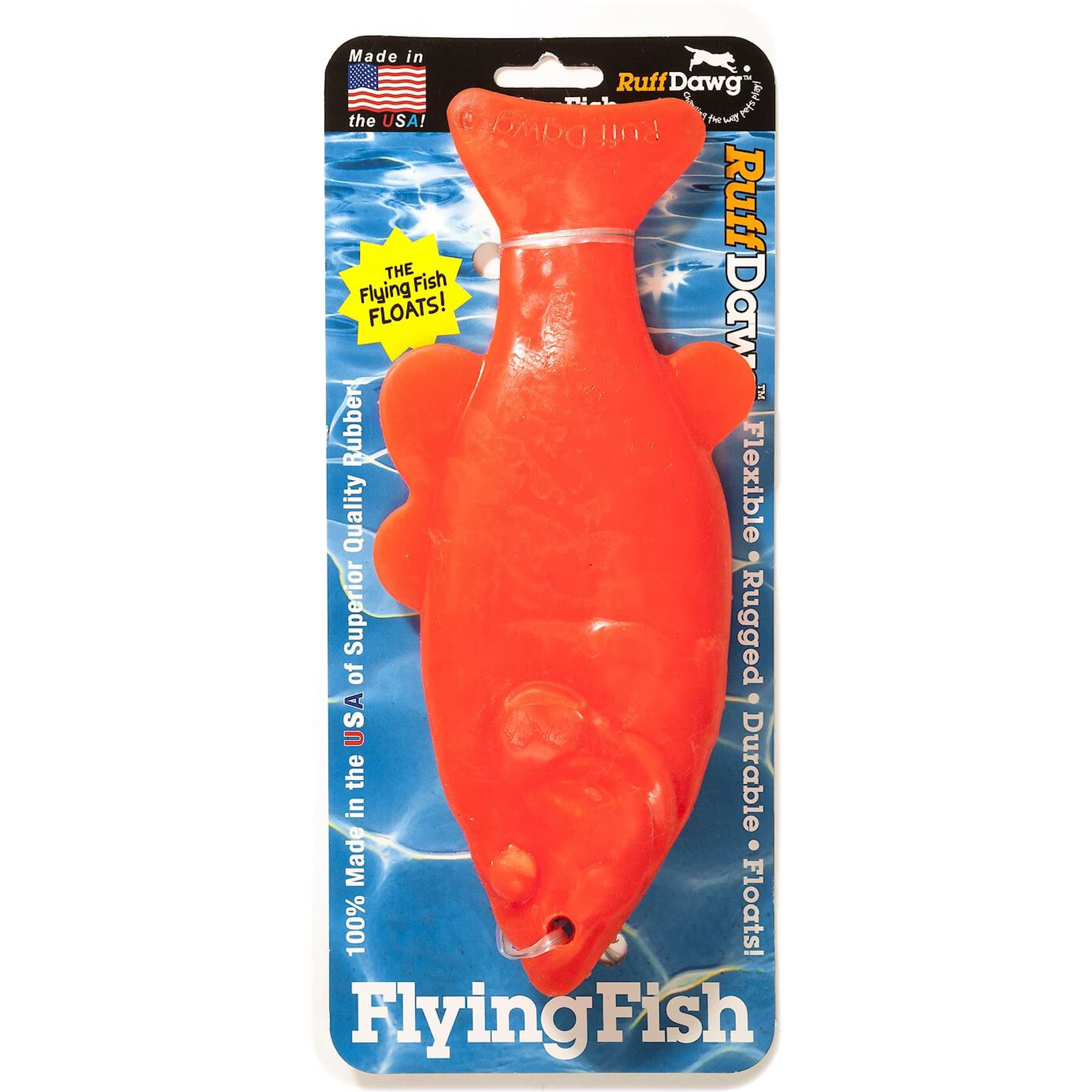 Ruff Dawg Ruff Dawg FlyingFish Dog Fetch Toy, Color Varies, FlyingFish