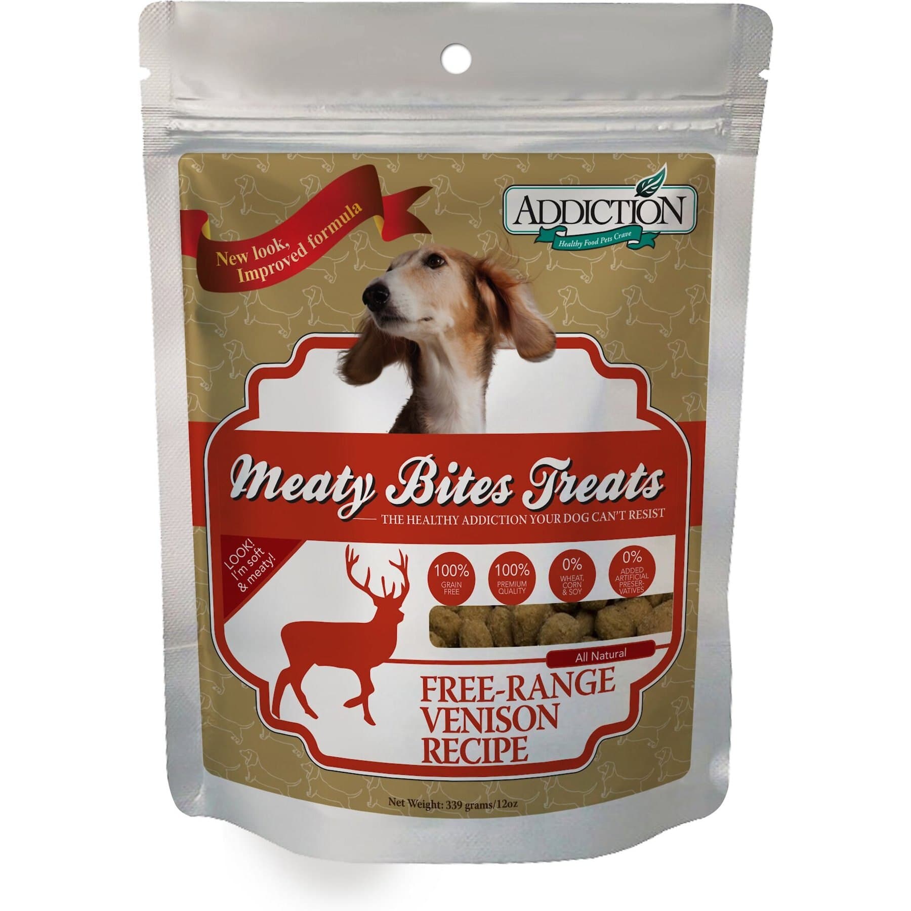 Addiction Addiction Meaty Bites Venison Grain-Free Dog Treats