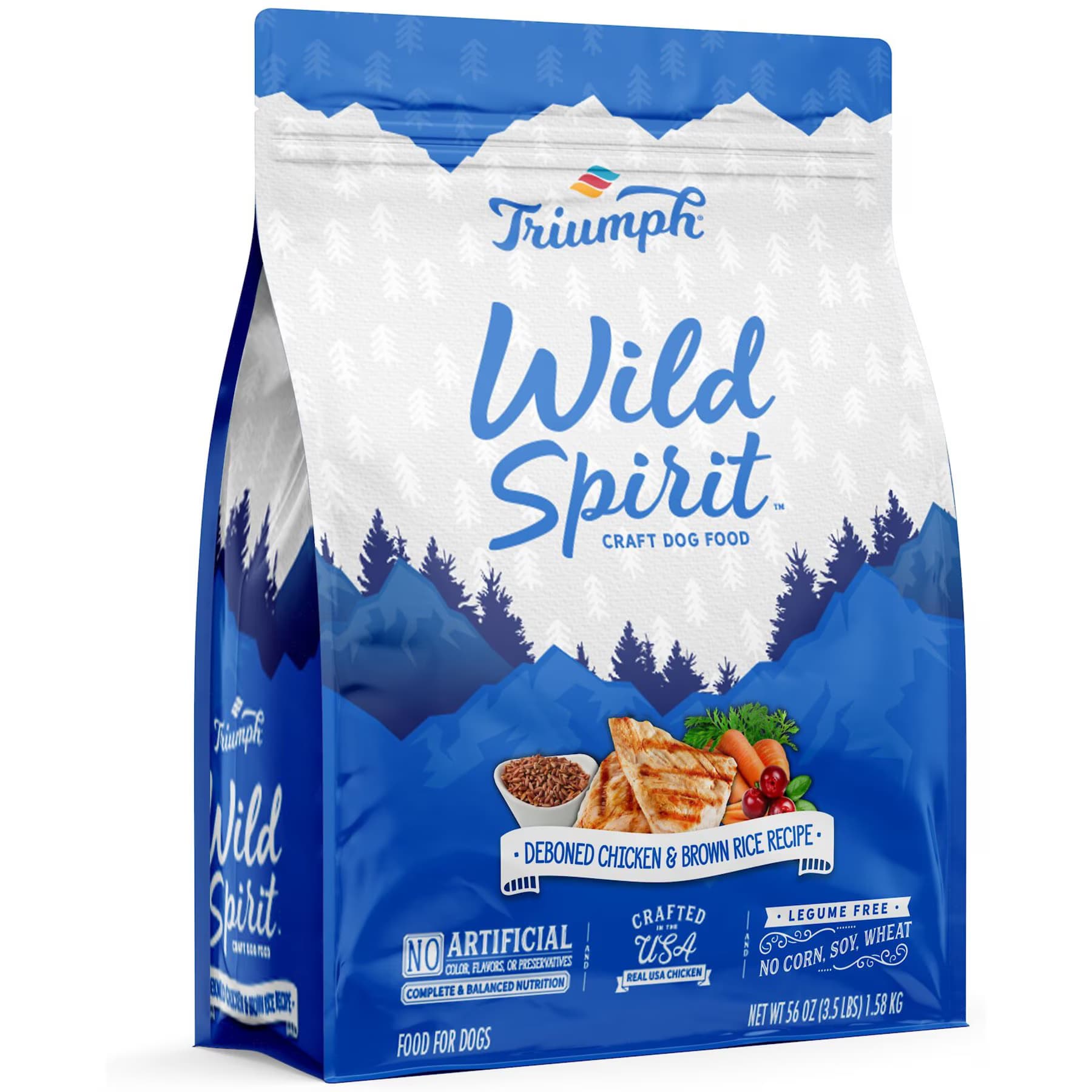 Triumph Wild Spirit Deboned Chicken & Brown Rice Recipe Dry Dog Food — view 2