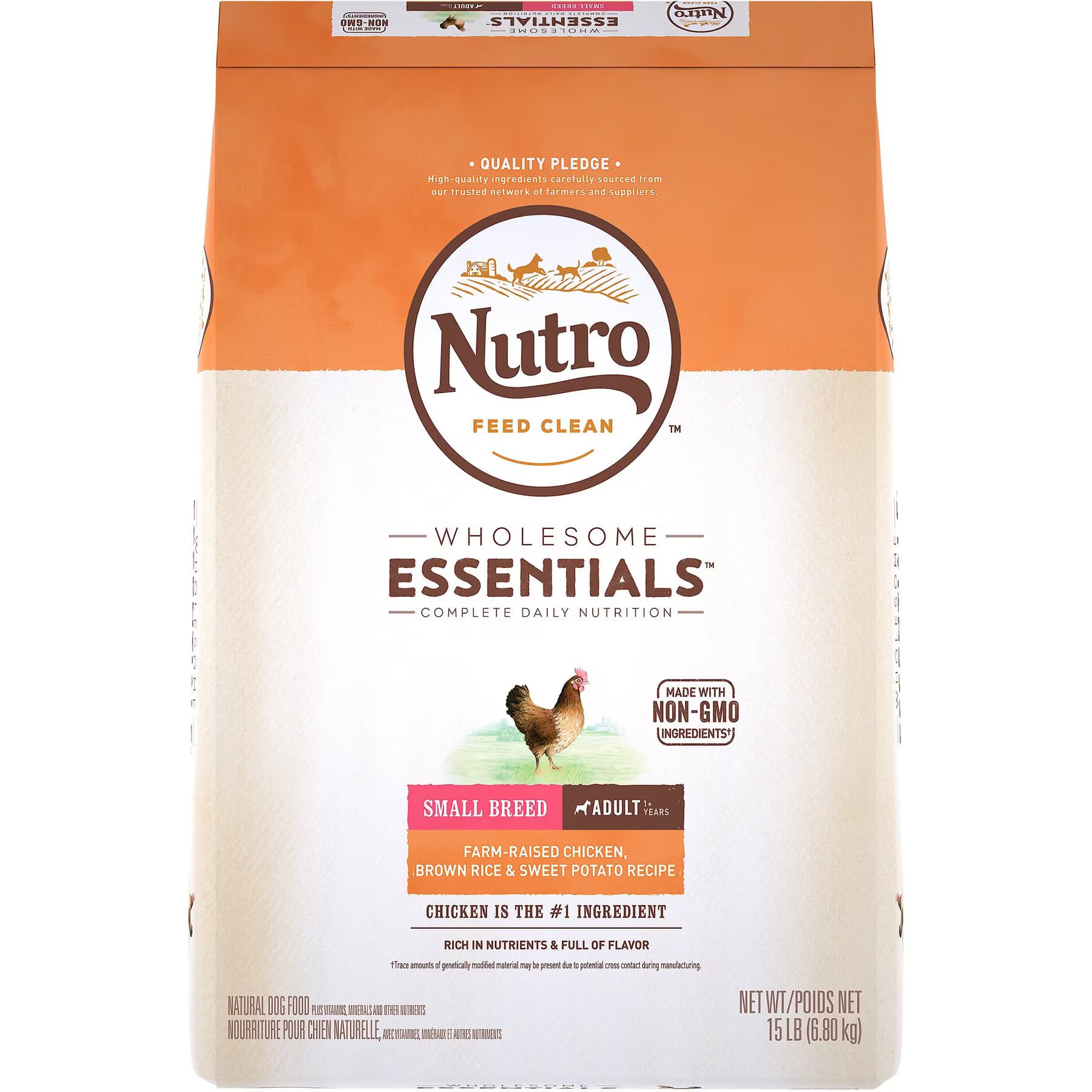 Nutro Wholesome Essentials Small Breed Adult Farm Raised Chicken, Brown Rice & Sweet Potato Recipe Dry Dog Food — view 6