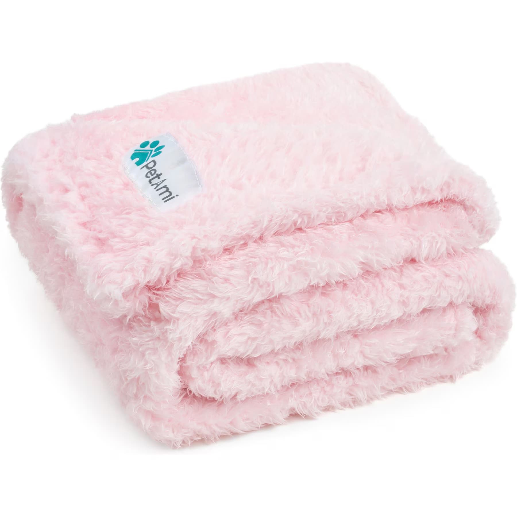 PetAmi PetAmi Fluffy Fleece Cat & Dog Throw Blanket, Pink, X-Large