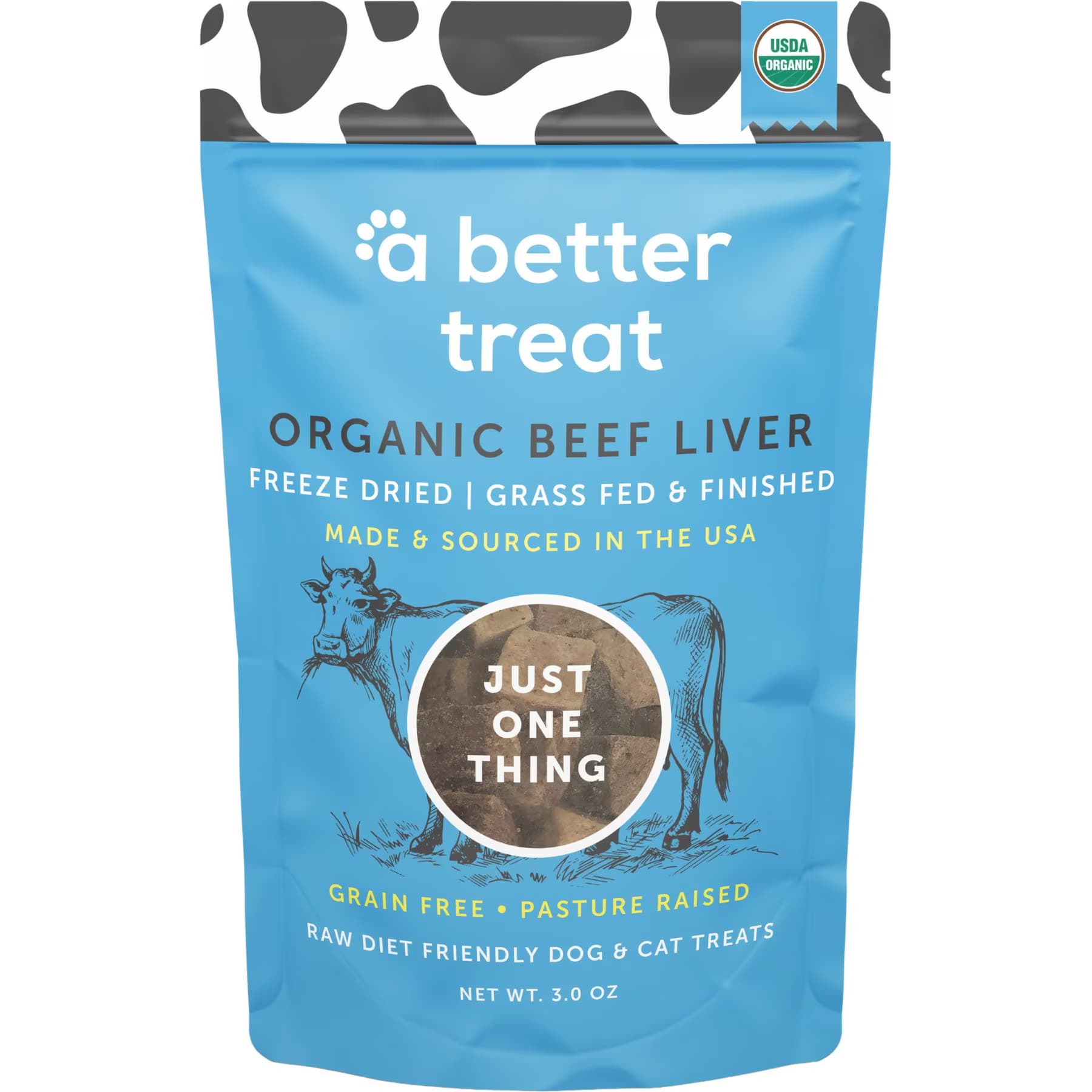 A Better Treat A Better Treat Organic Freeze-Dried 100% Grass Fed & Finished Beef Liver Dog & Cat Treats