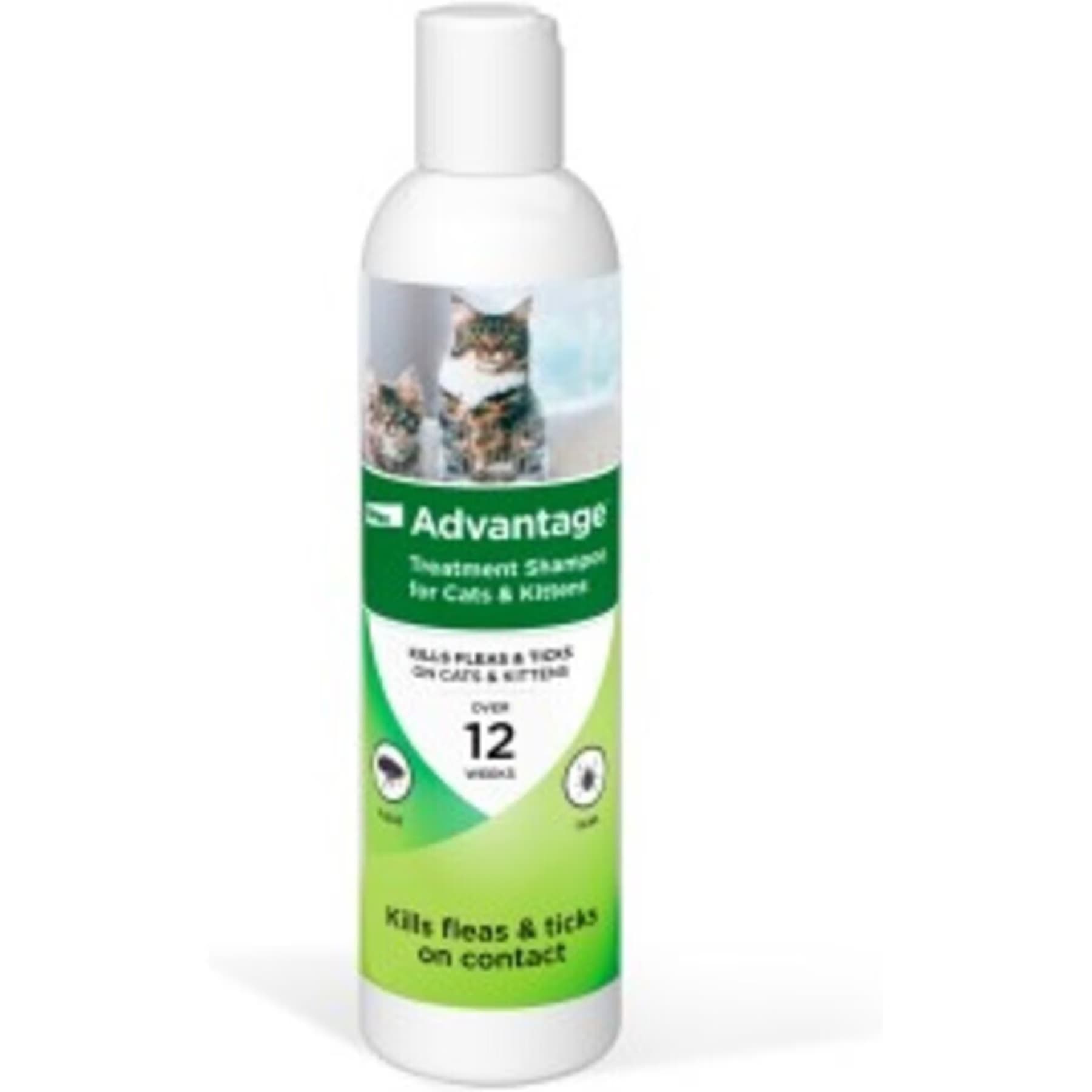 Advantage Advantage Flea & Tick Treatment Shampoo for Cats & Kittens, 8-fl oz bottle