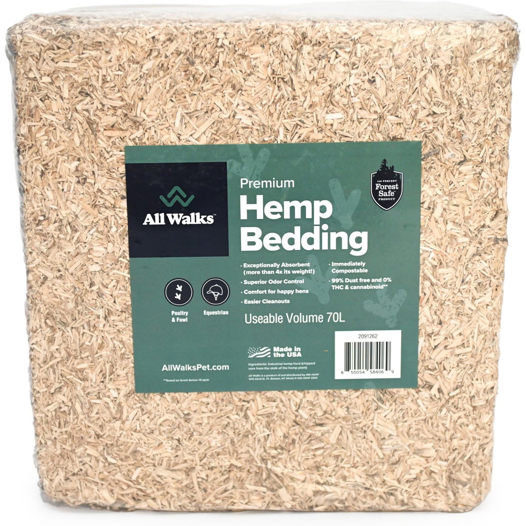All Walks All Walks Hemp Chicken Bedding