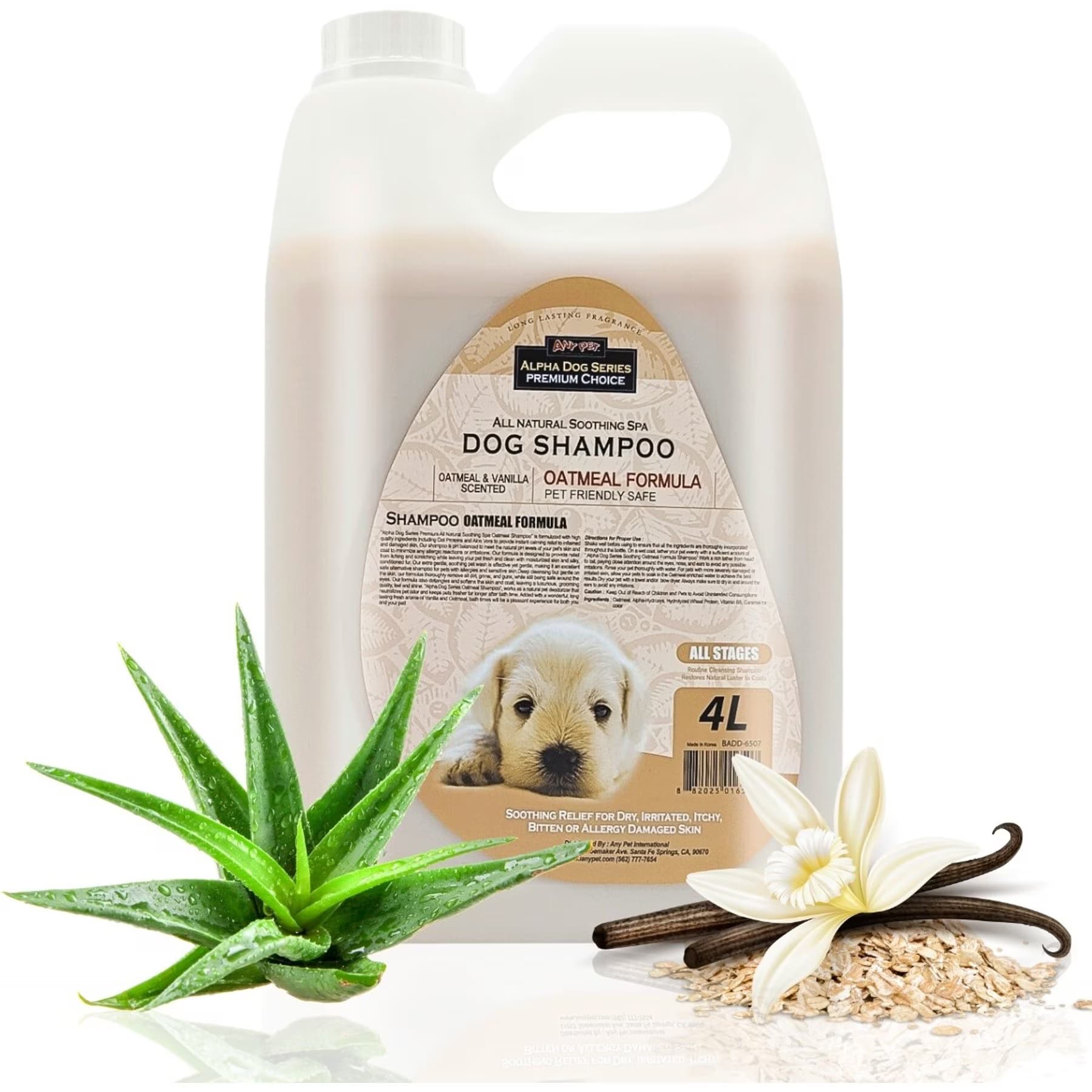 Alpha Dog Series Alpha Dog Series Oatmeal Formula Scent Dog Shampoo & Conditioner, 26.4-fl oz bottle