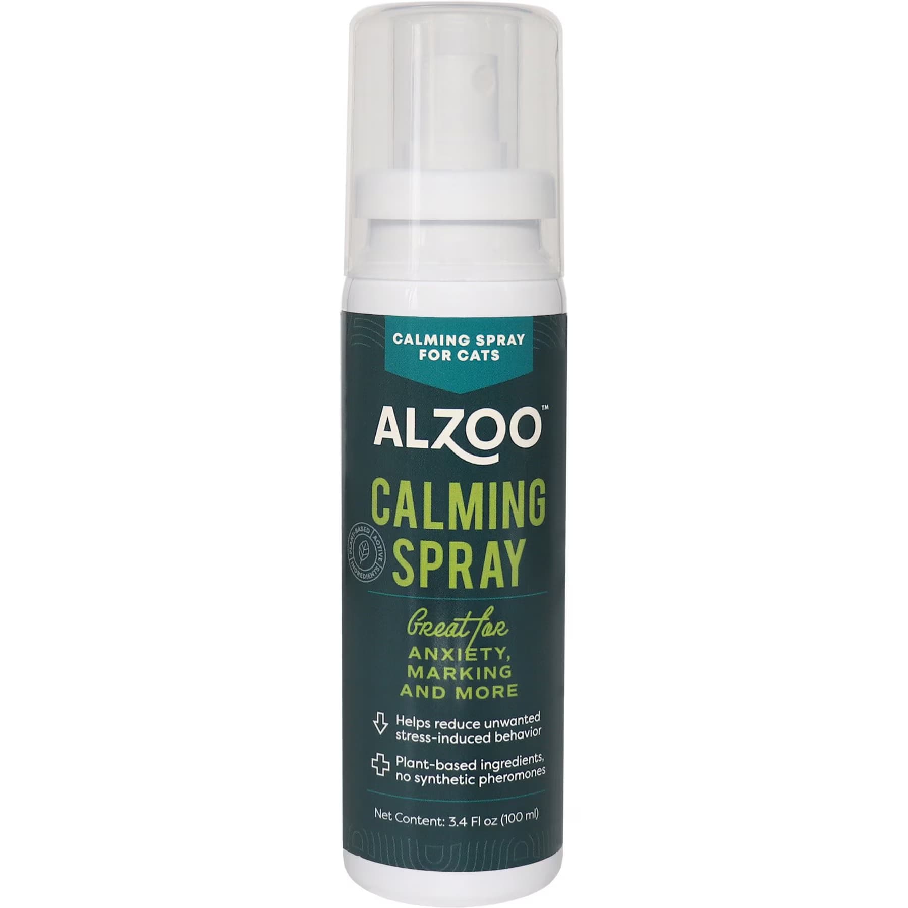 ALZOO ALZOO Natural Plant Based Calming Cat Spray, 3.4-fl oz bottle