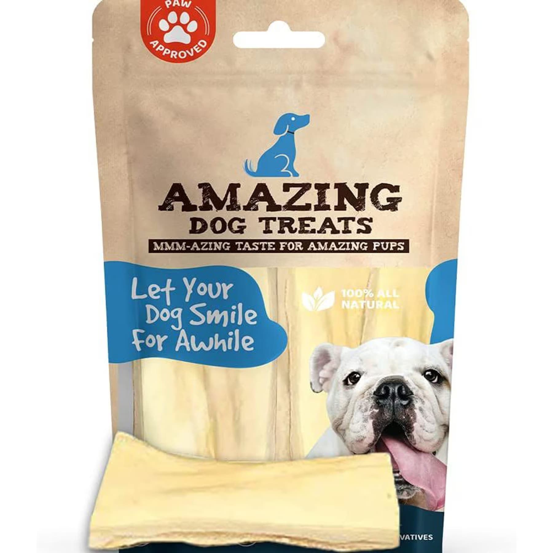 Amazing Dog Treats Amazing Dog Treats 6-inch Beef Cheek Strips Dog Treats