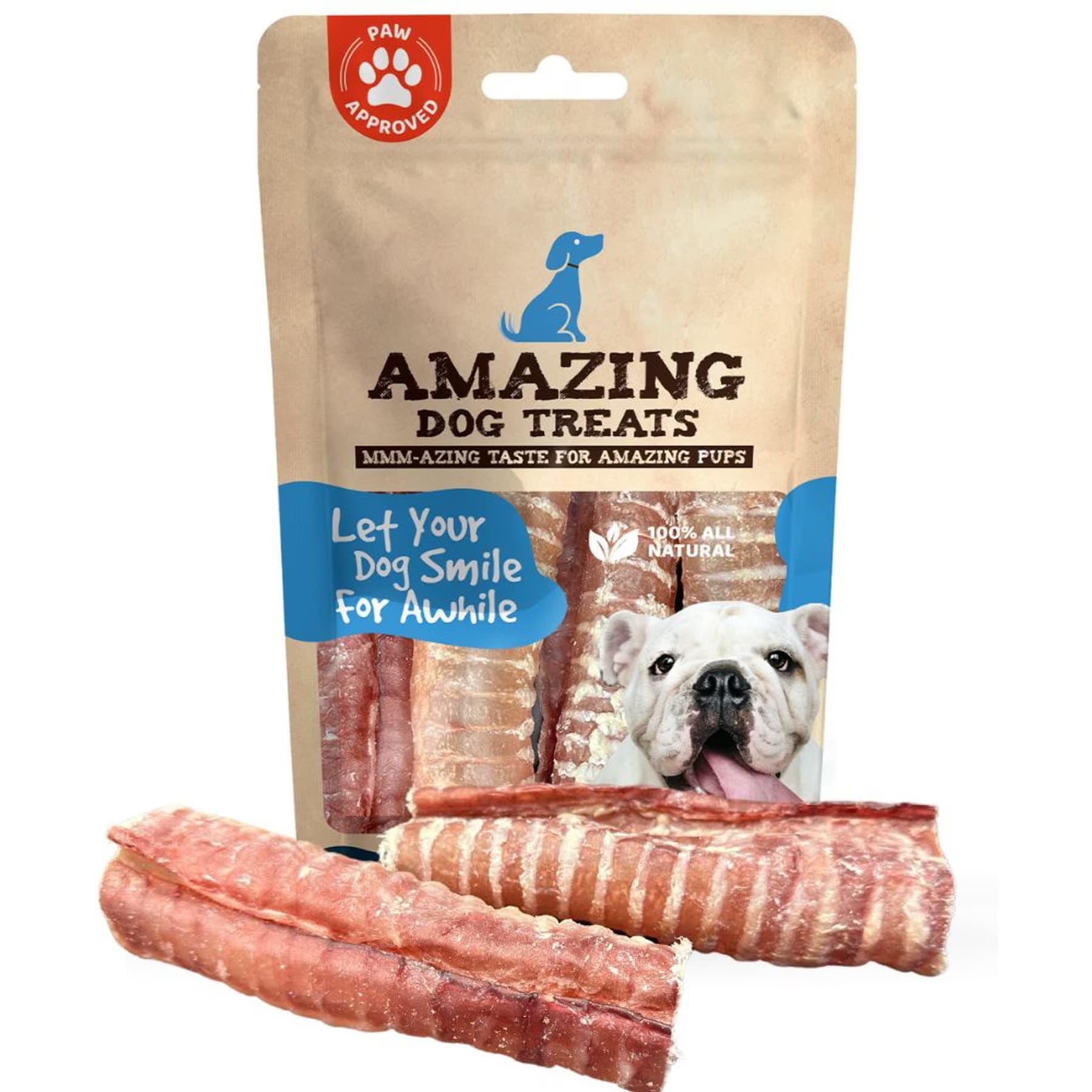 Amazing Dog Treats Amazing Dog Treats Beef Trachea 6-inch Dog Treats