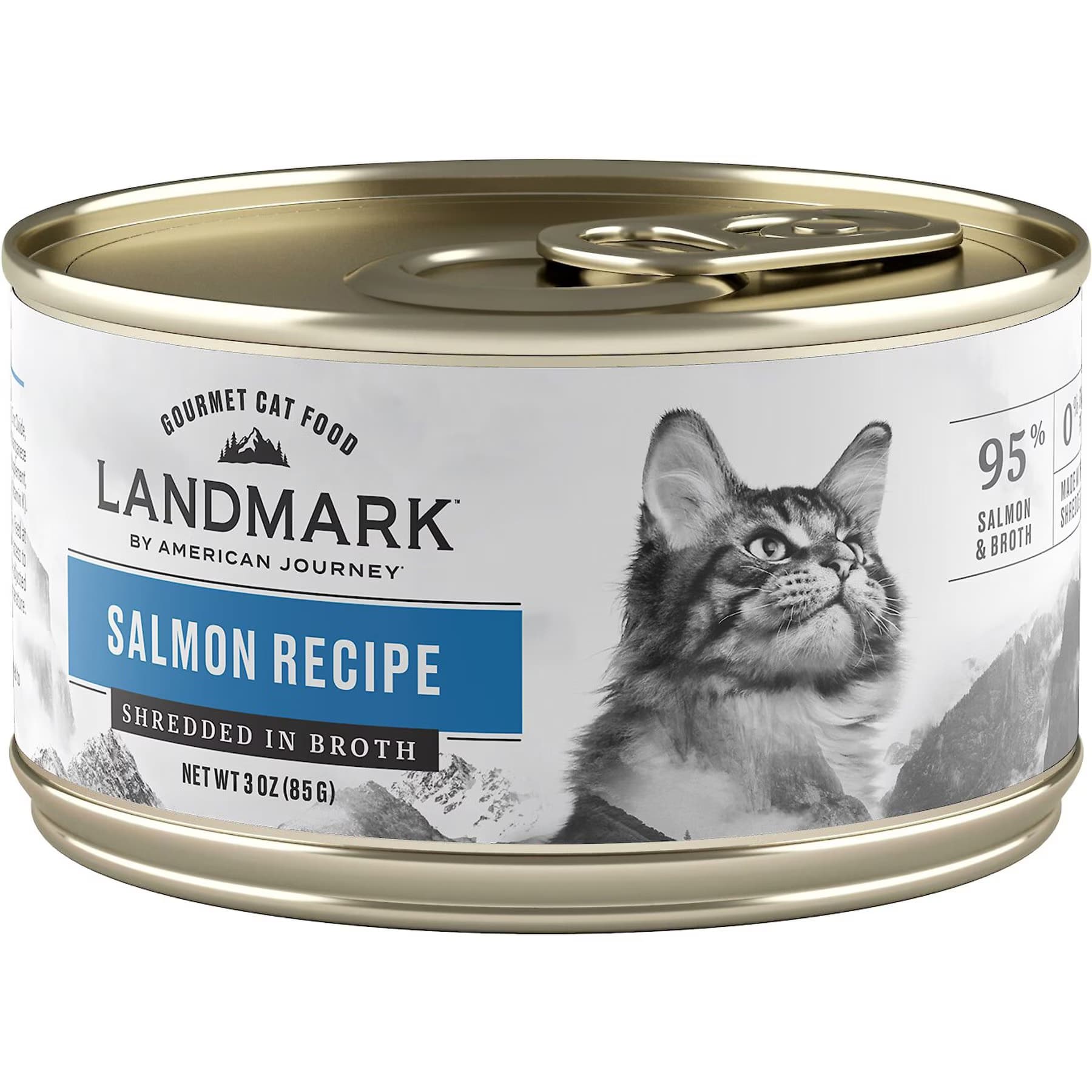 American Journey American Journey Landmark Salmon Recipe in Broth Grain-Free Canned Cat Food