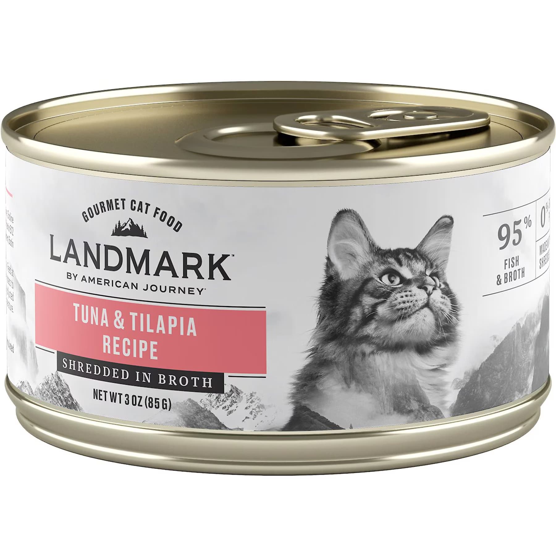 American Journey American Journey Landmark Tuna & Tilapia Recipe in Broth Grain-Free Canned Cat Food
