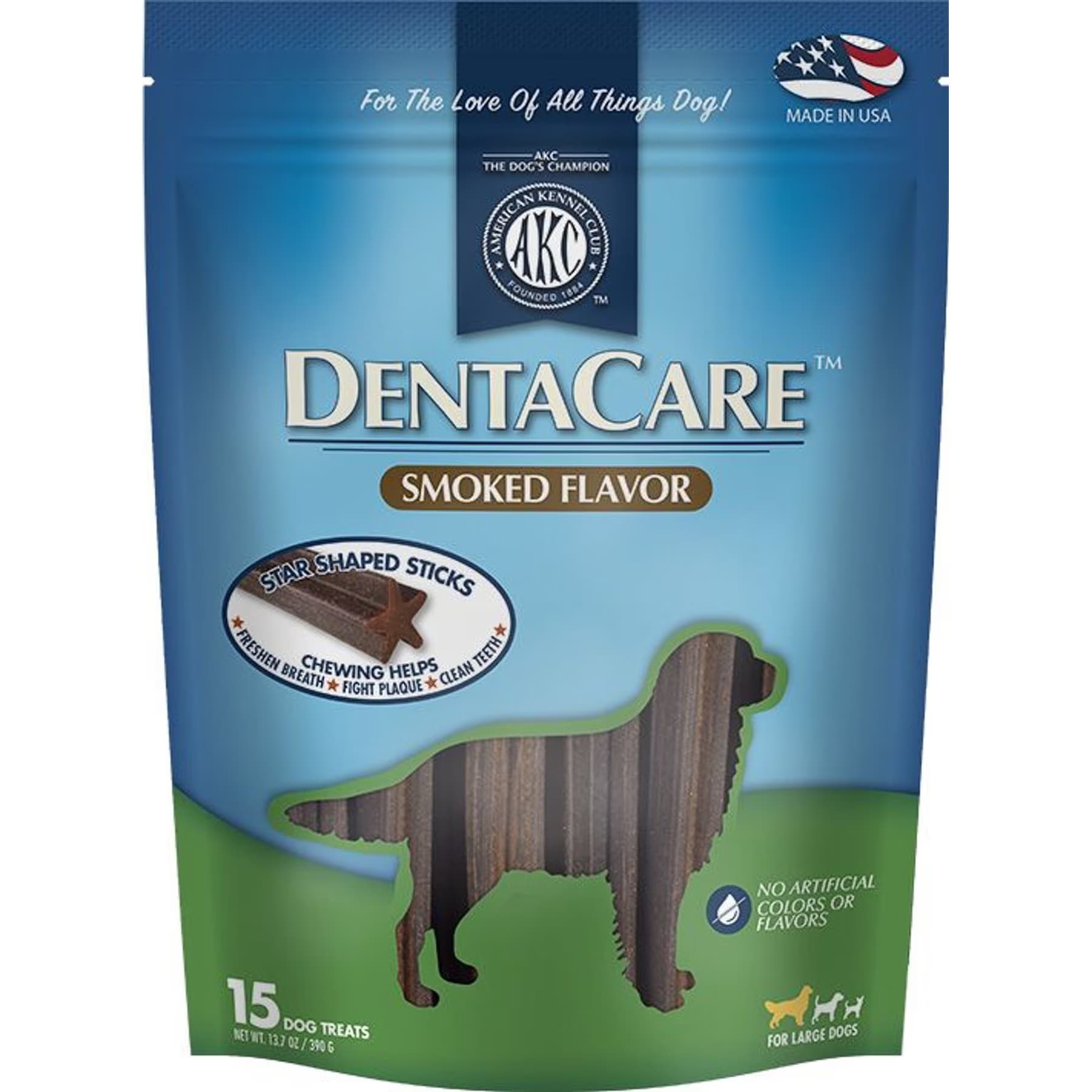 American Kennel Club Treats American Kennel Club Treats AKC Dentacare Smoked Flavor Dental Dog Treats, Large