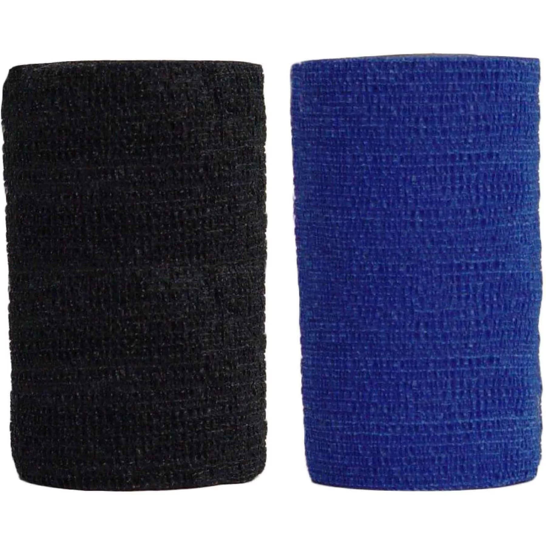 Andover Healthcare Andover Healthcare CoFlex Vet Horse, Dog & Cat Bandage, Black, 4-in & Andover Healthcare CoFlex Vet Horse, Dog & Cat Bandage, Blue, 4-in
