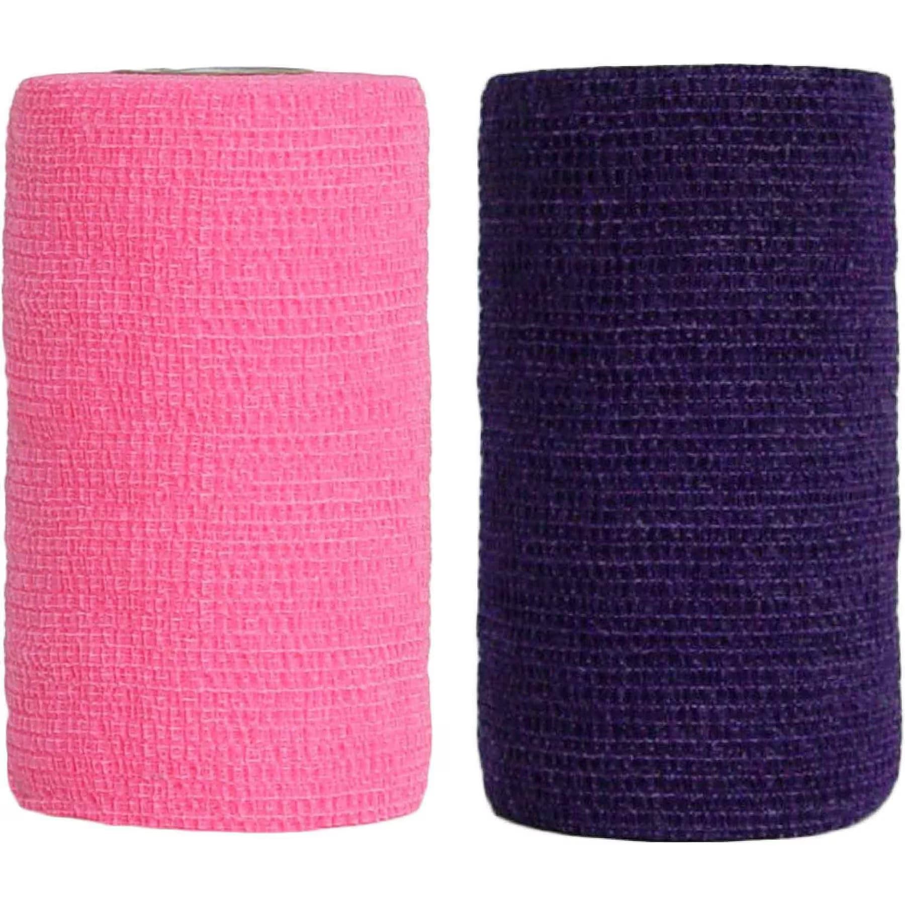 Andover Healthcare Andover Healthcare CoFlex Vet Horse, Dog & Cat Bandage, Neon Pink, 4-in & Andover Healthcare CoFlex Vet Horse, Dog & Cat Bandage, Purple, 4-in
