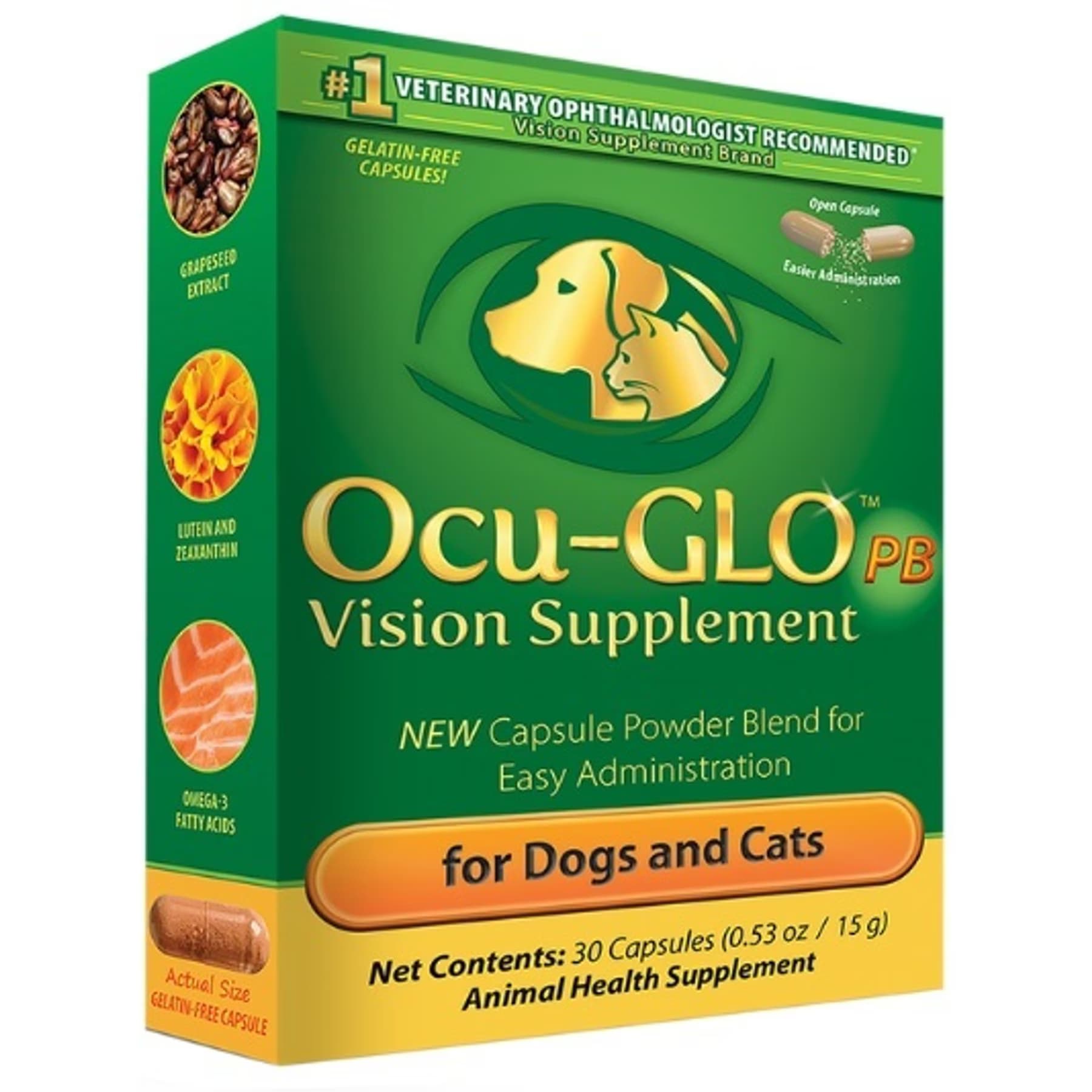 Animal Necessity Animal Necessity Ocu-GLO Powder Blend Vision Dog & Cat Supplement