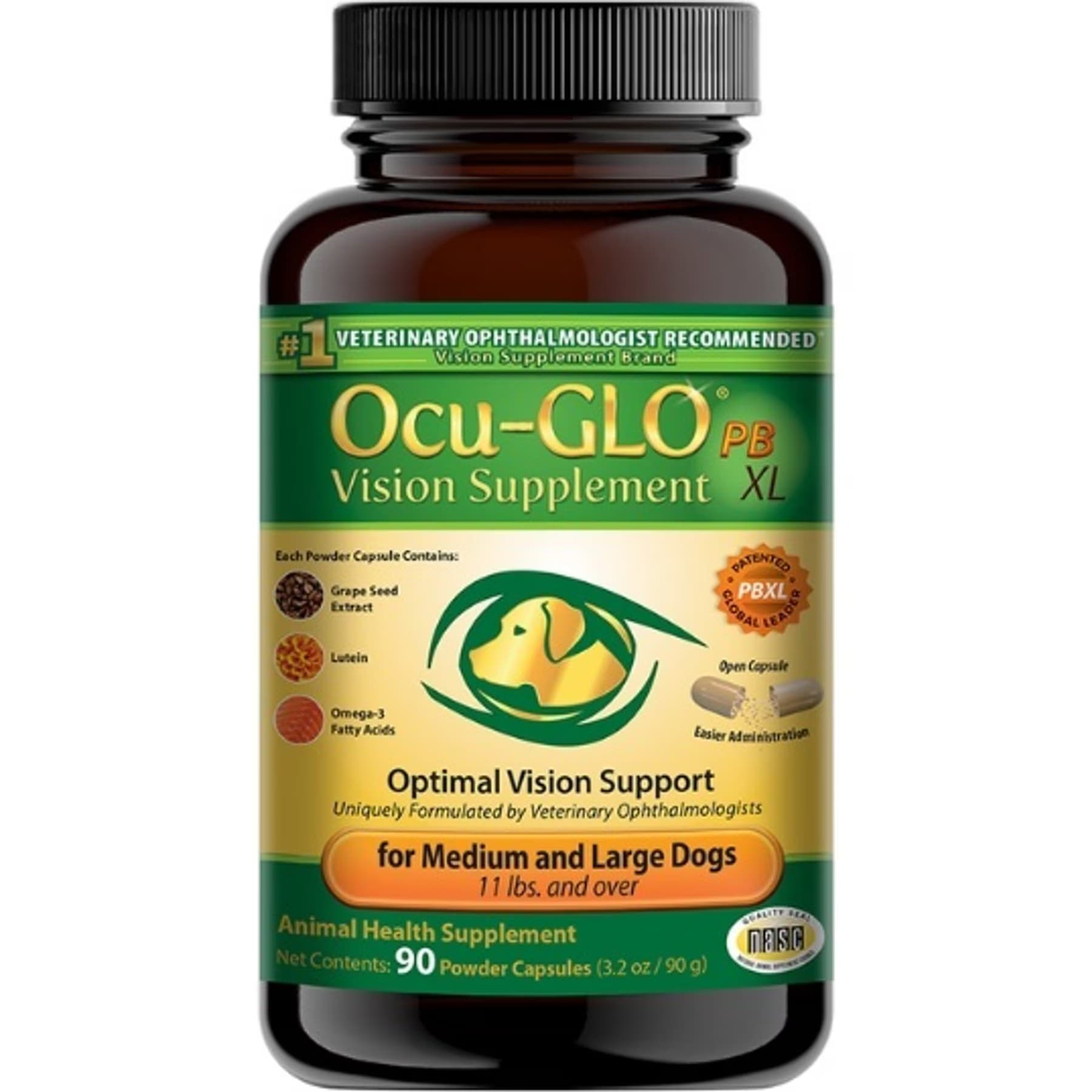 Animal Necessity Animal Necessity Ocu-GLO Powder Blend Vision Medium & Large Dog Supplement
