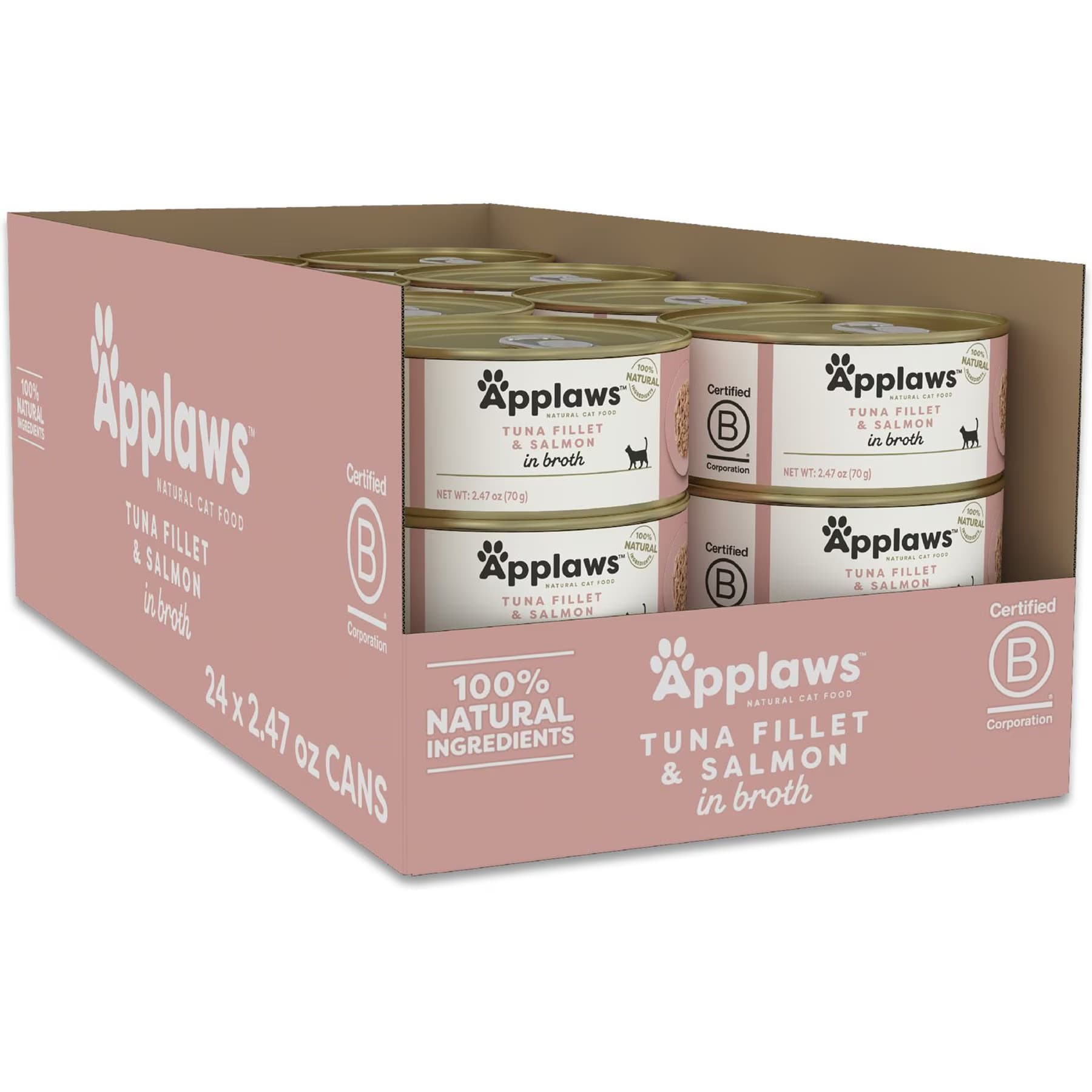 Applaws Applaws Limited Ingredient Tuna & Salmon in Broth Canned Wet Cat Food
