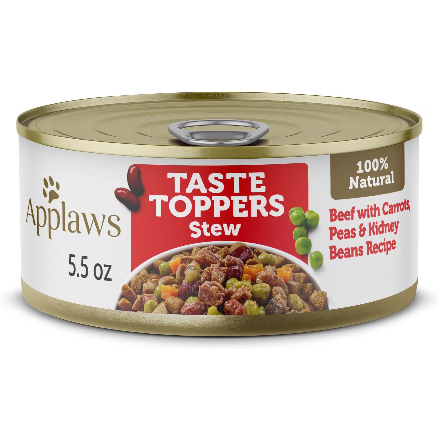 Applaws Applaws Taste Toppers Beef with Carrots, Peas & Kidney Beans Recipe Stew Natural Beef with Carrots, Peas, and Kidney Beans Wet Dog Food