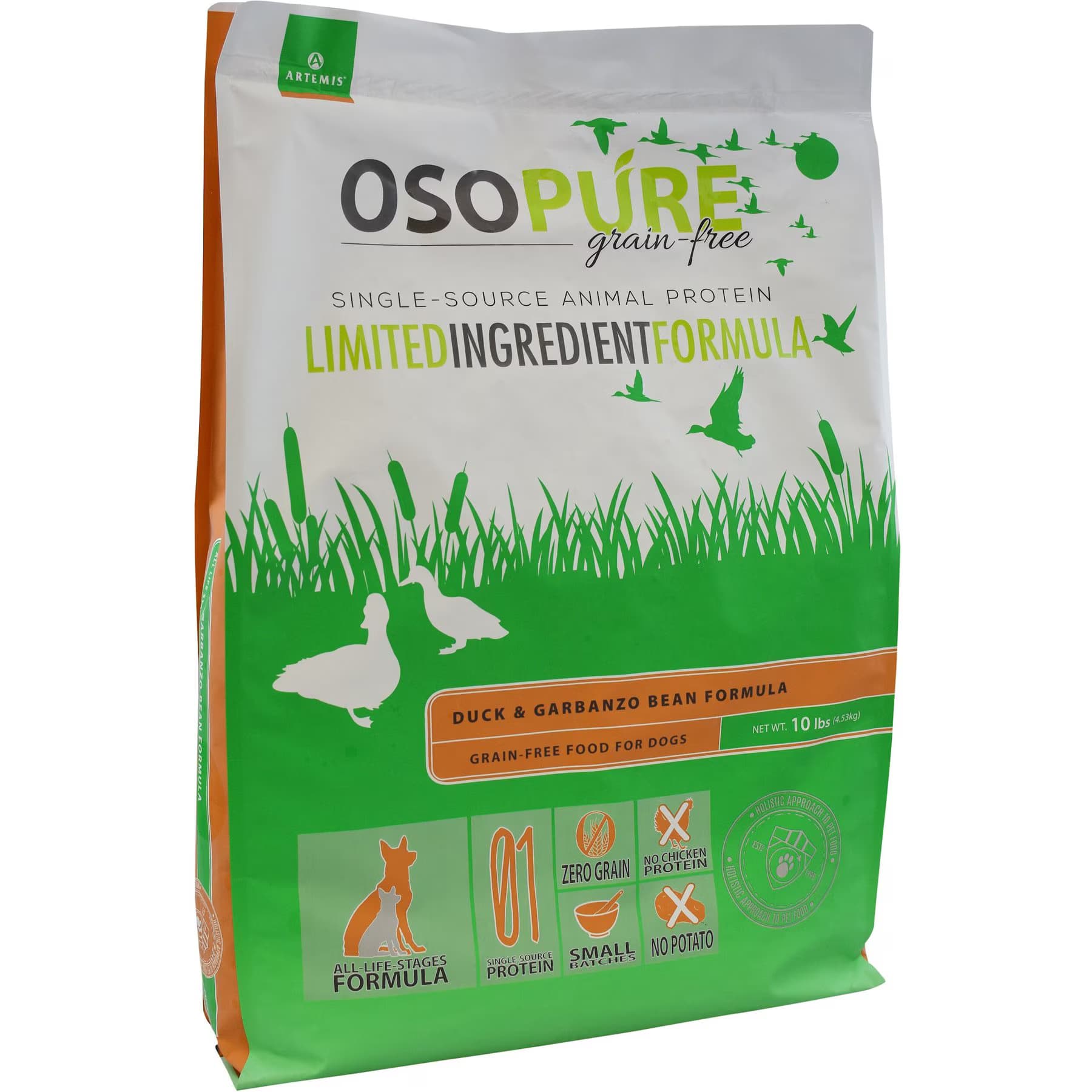 Artemis Artemis Osopure Duck & Garbanzo Bean Formula Grain-Free Dry Dog Food