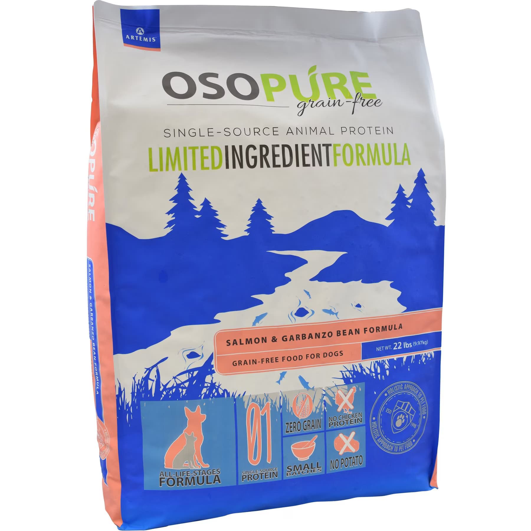 Artemis Osopure Salmon & Garbanzo Bean Formula Grain-Free Dry Dog Food — view 2