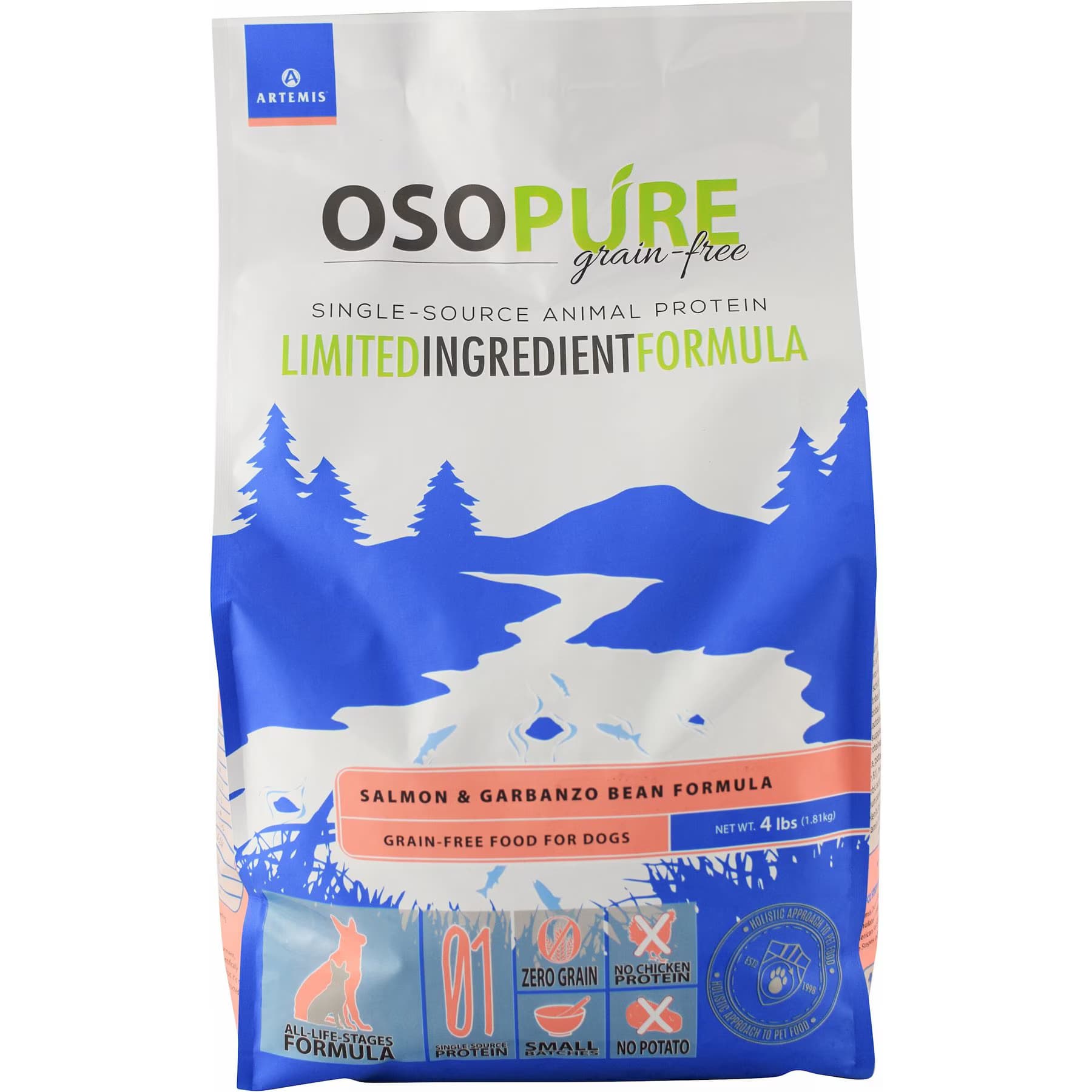 Artemis Artemis Osopure Salmon & Garbanzo Bean Formula Grain-Free Dry Dog Food