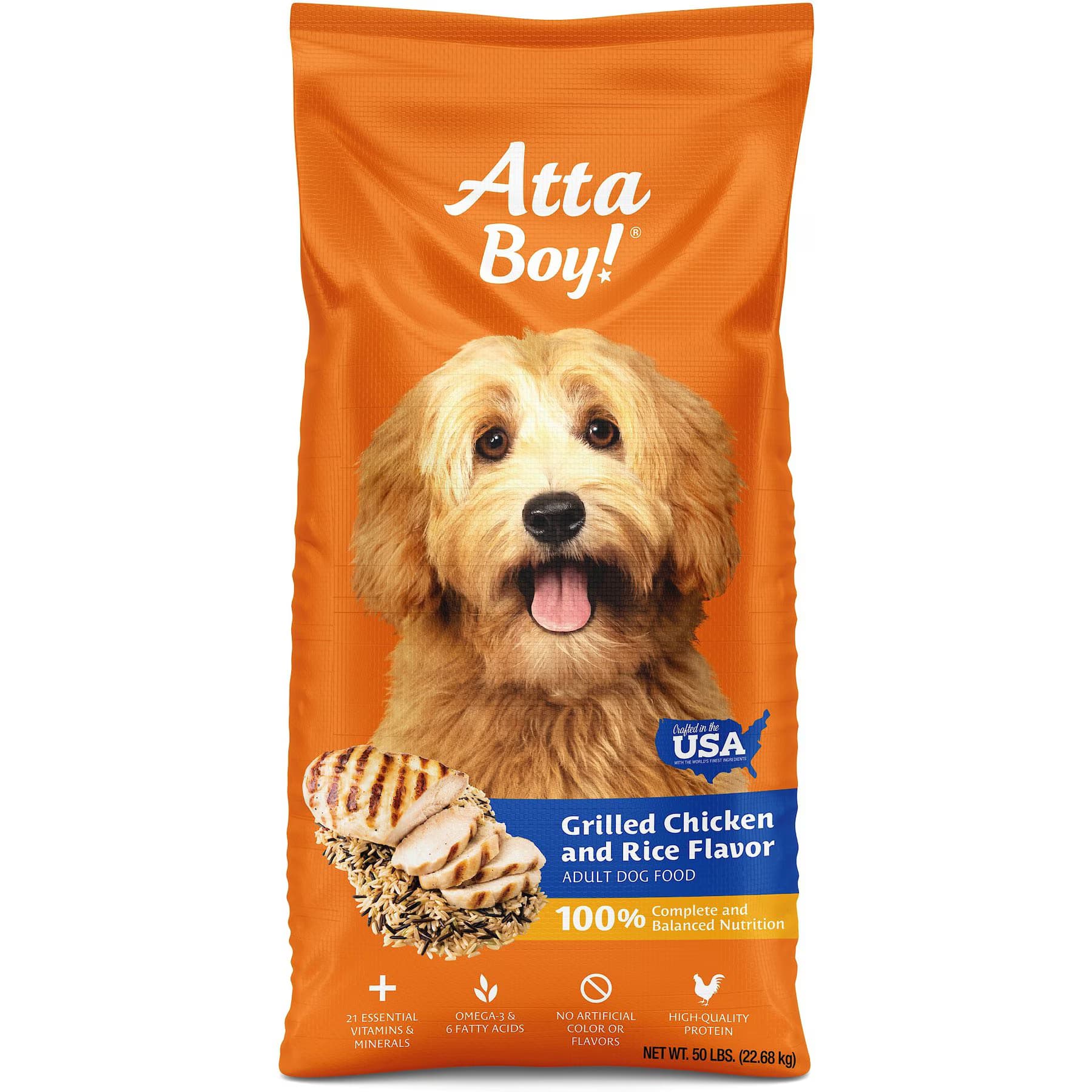 Atta Boy Grilled Chicken & Rice Flavor Dry Dog Food — view 2