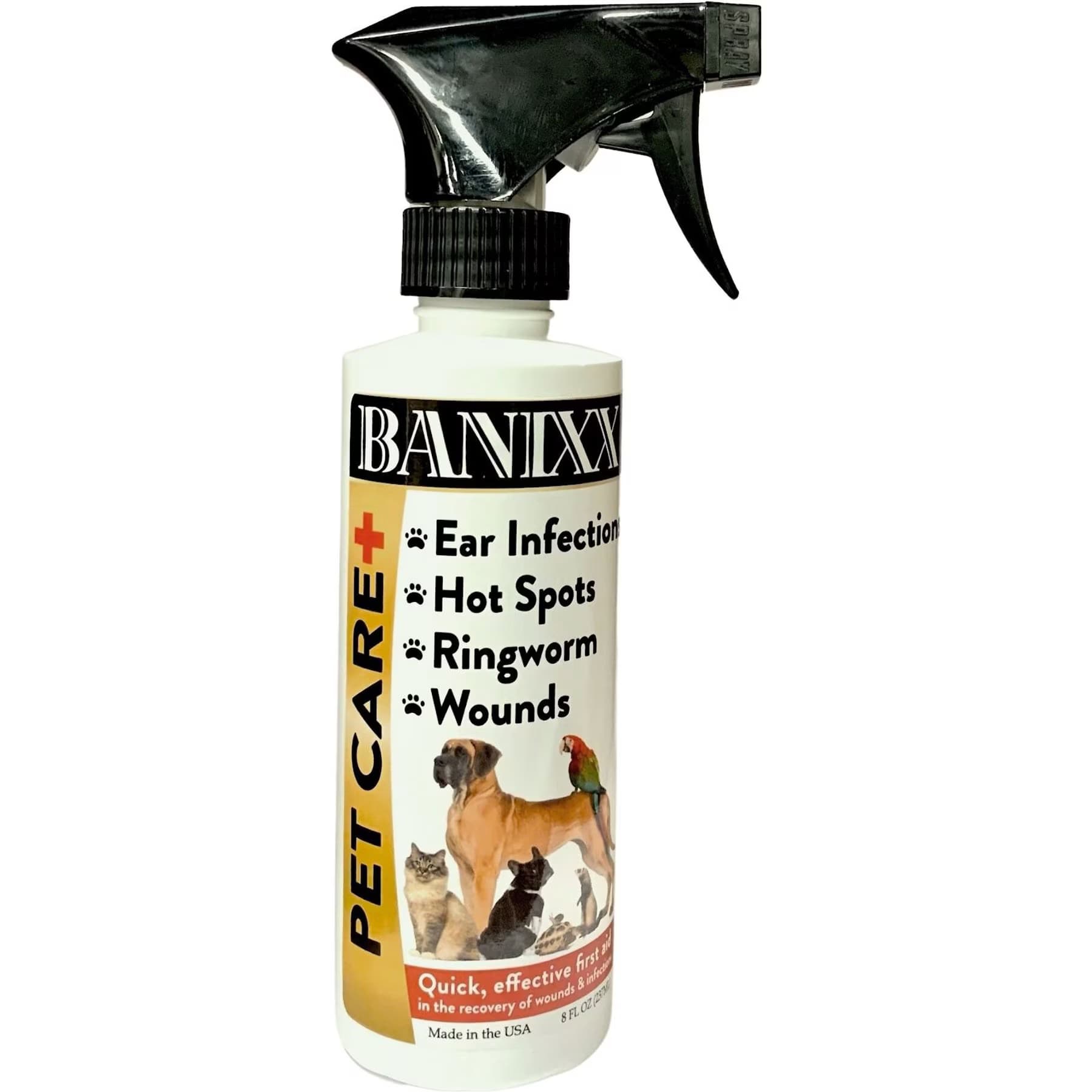Banixx Banixx Pet Care+ Wound Care & Anti-Itch Spray for Dogs, Cats & Small Pets, 8-fl oz bottle