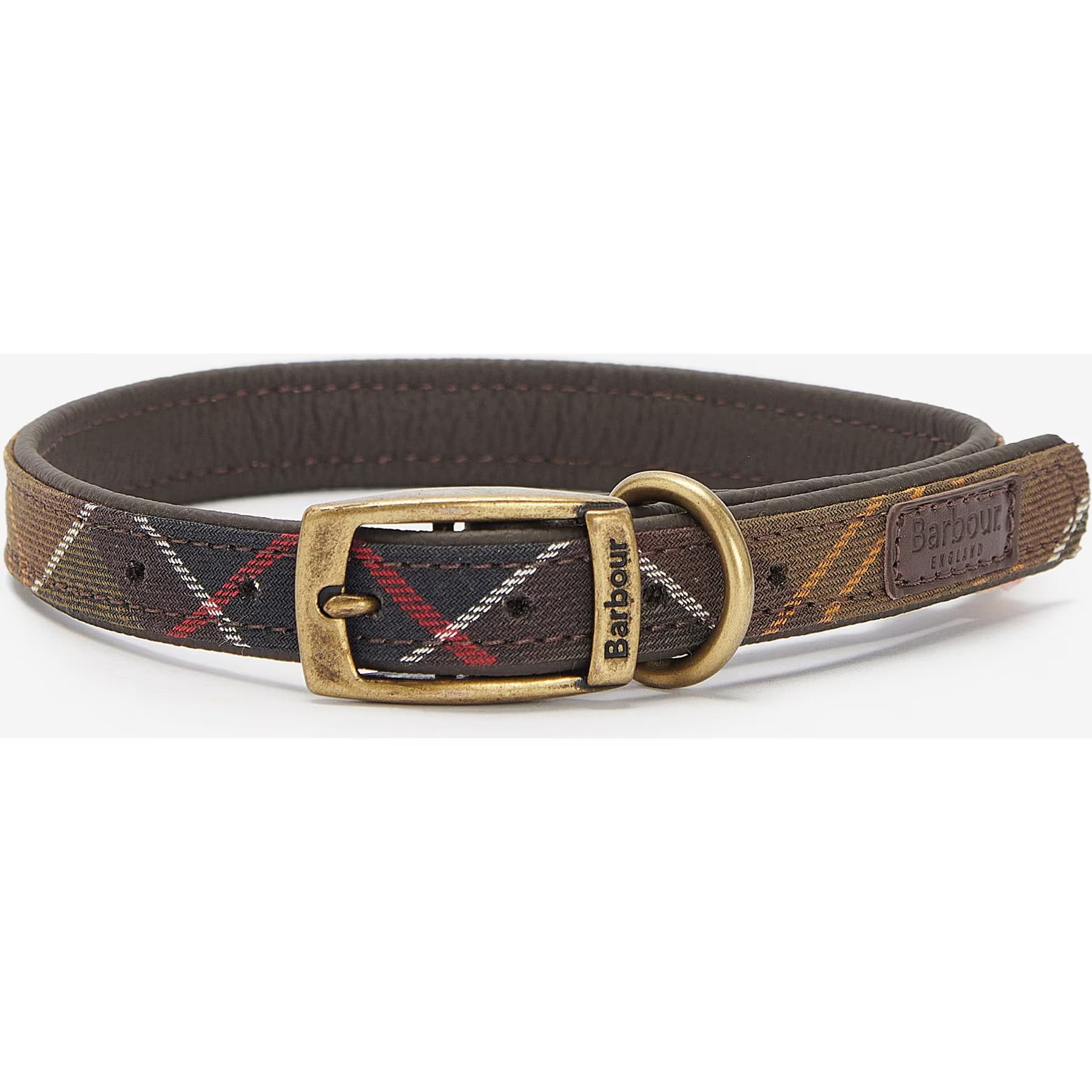 Barbour Barbour Dog Collar, Classic Tartan, Medium: 14 to 18-in neck, 3/4-in wide