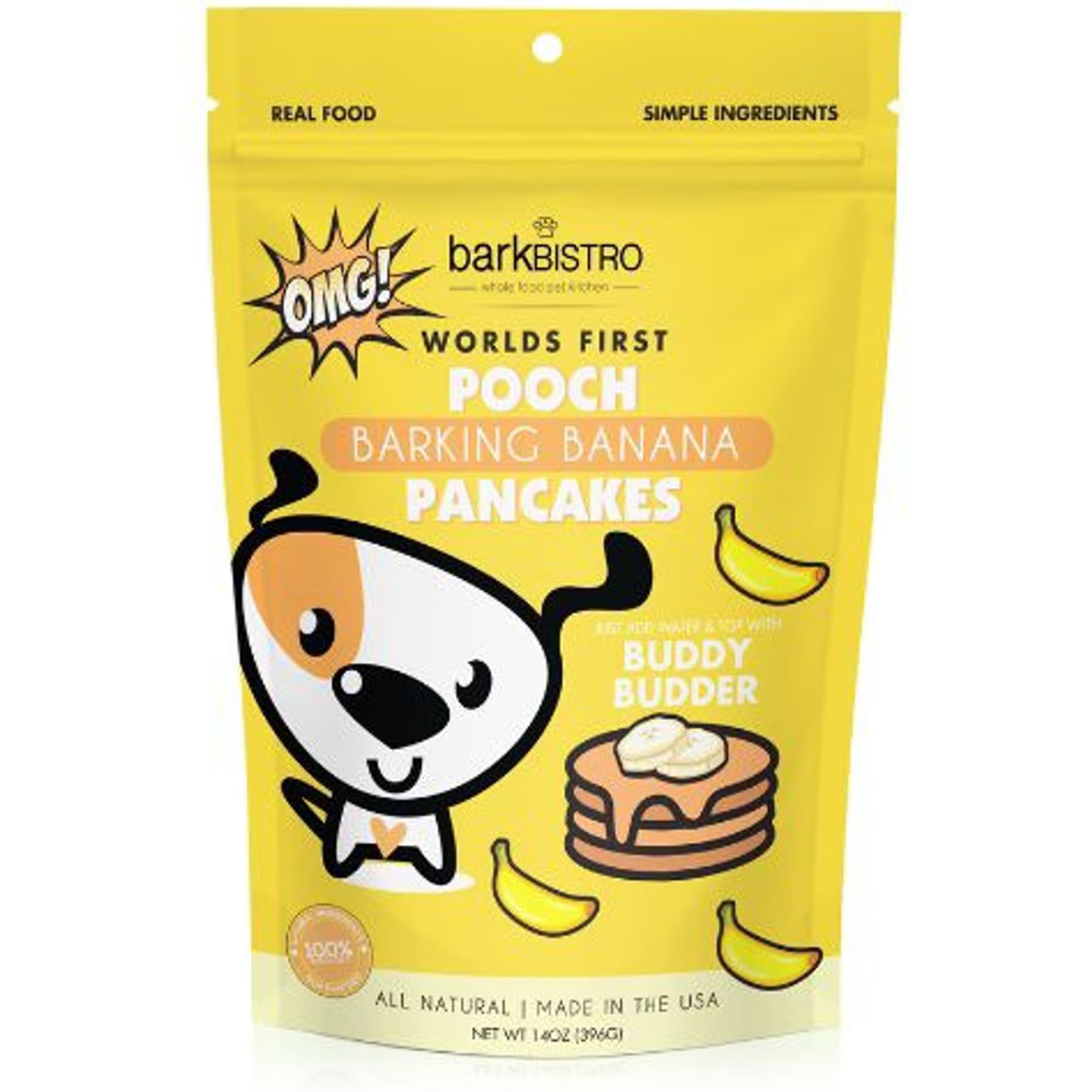 Bark Bistro Company Bark Bistro Company Pooch Pancakes Barking Banana Dog Treat