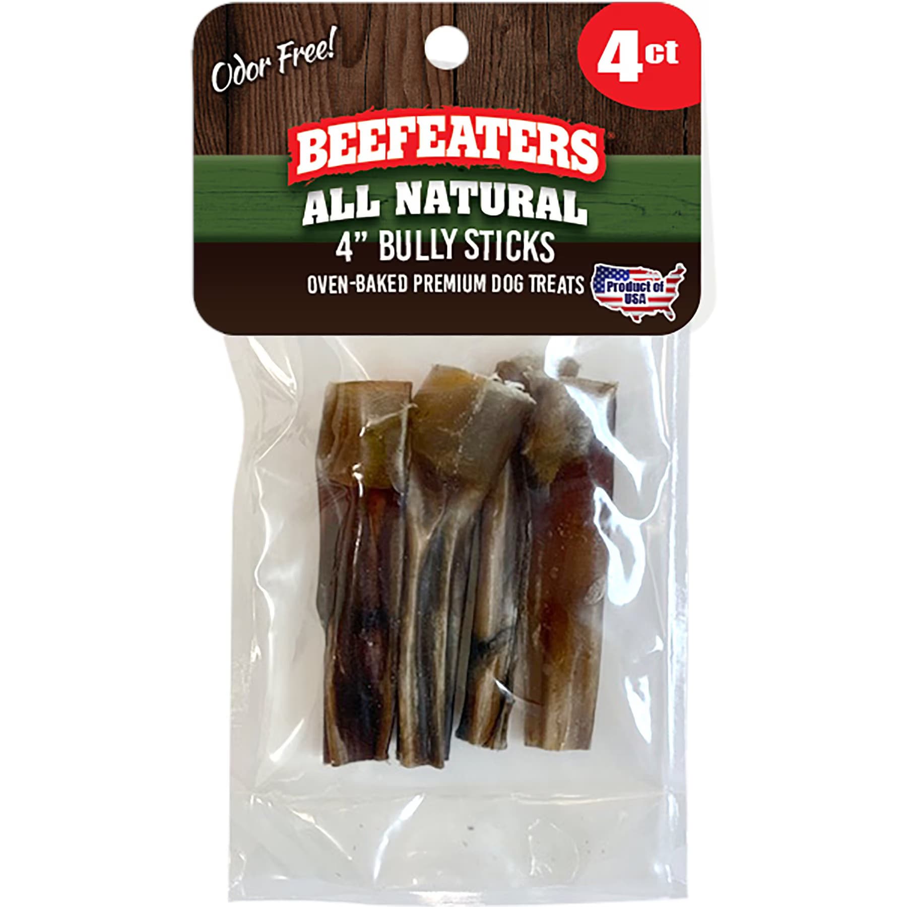 Beefeaters Beefeaters 4-in Dog Bully Sticks