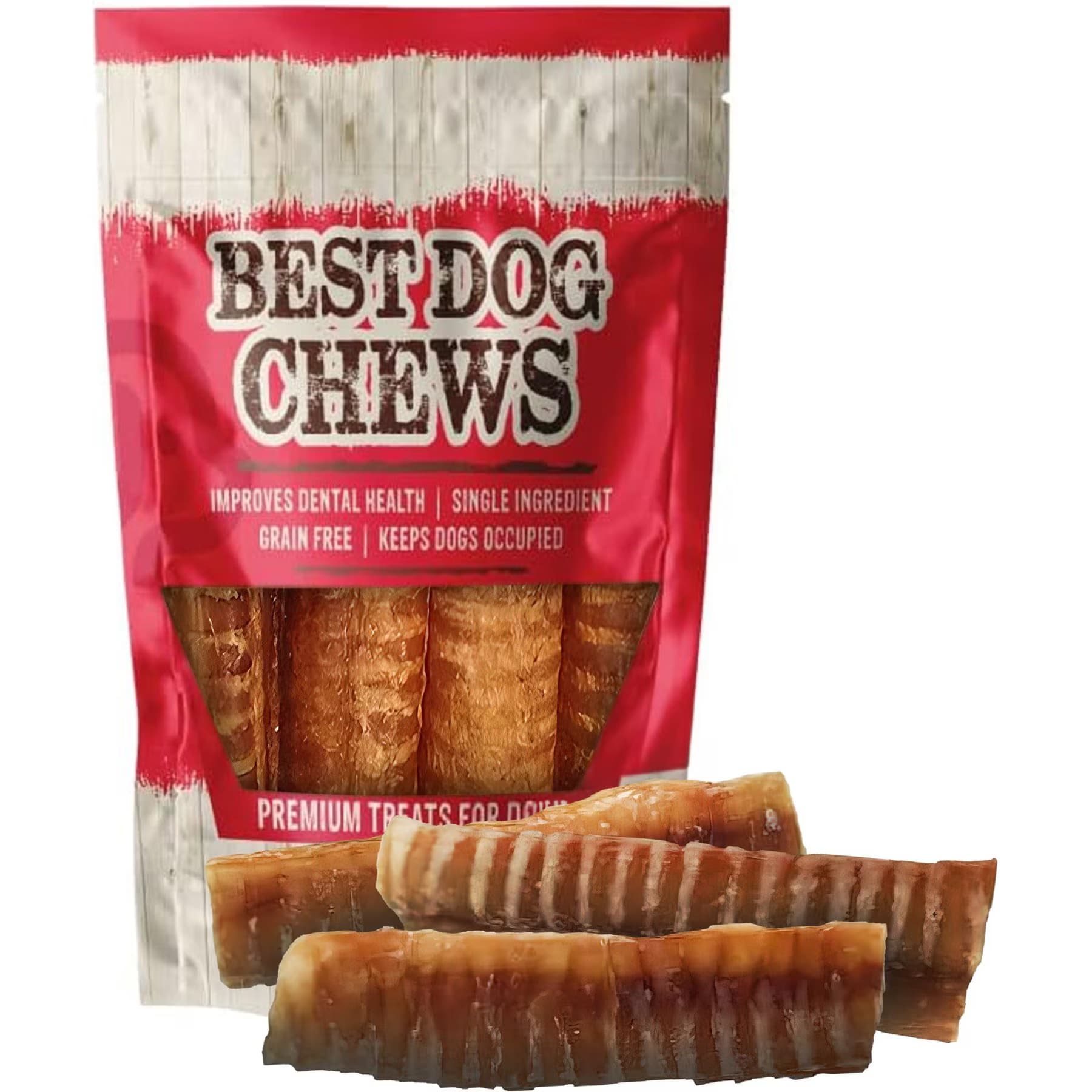 Best Dog Chews Best Dog Chews 10 to 12-in Trachea Tubes Dog Treats