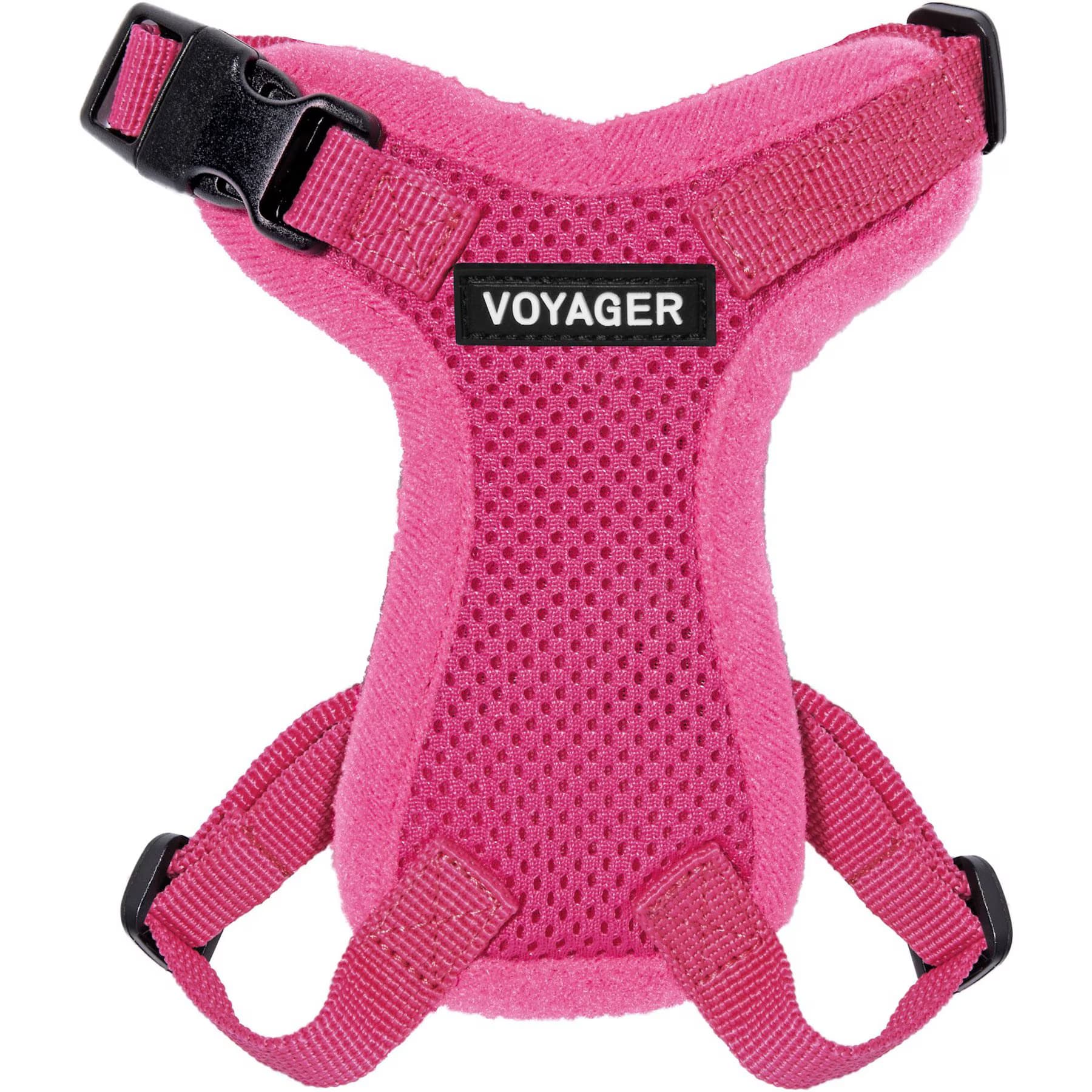 Best Pet Supplies Best Pet Supplies Voyager Step-in Lock Dog Harness, Fuchsia with Matching Trim, XXX-Small